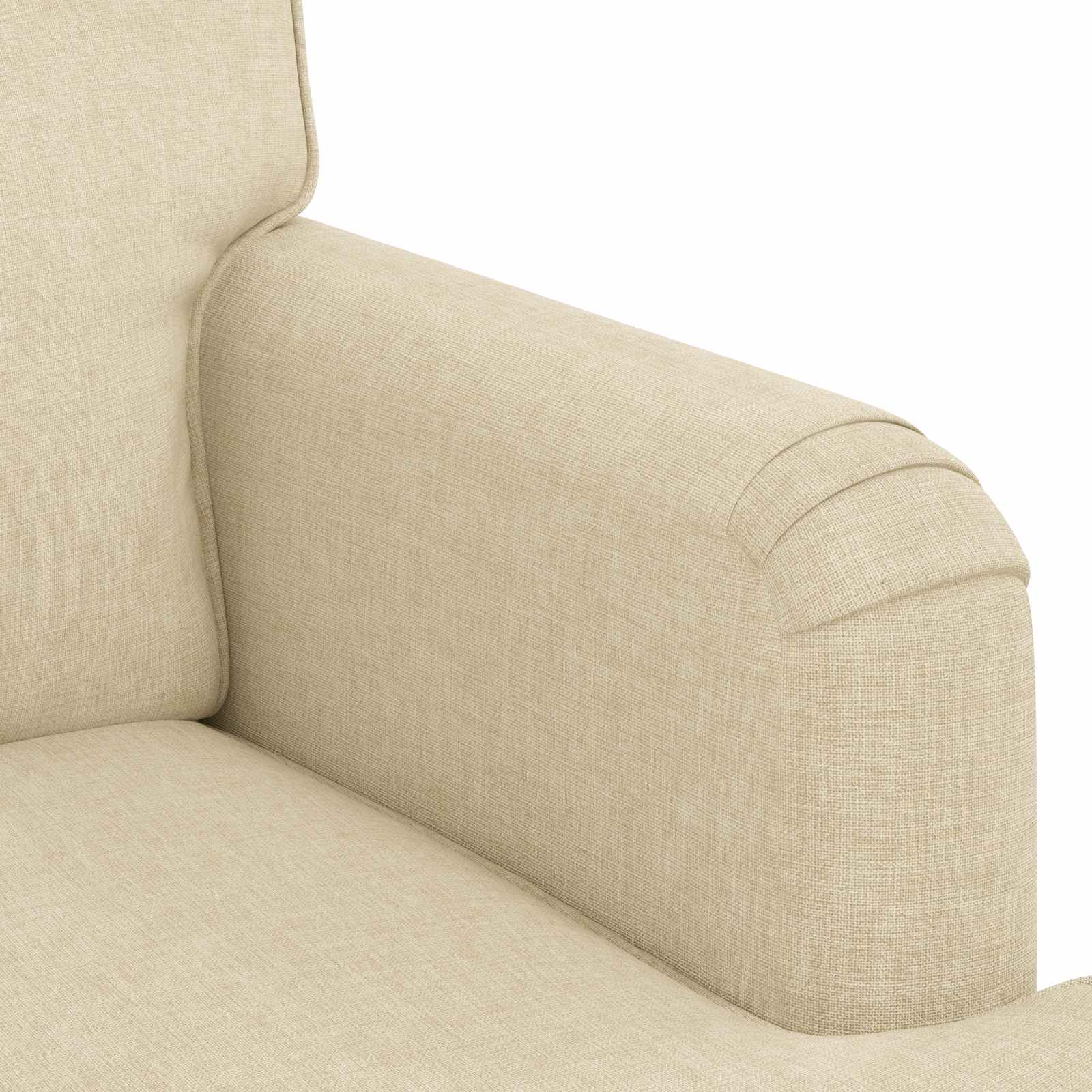 Sofa Krema 201 x 80 x 85 cm tkanina