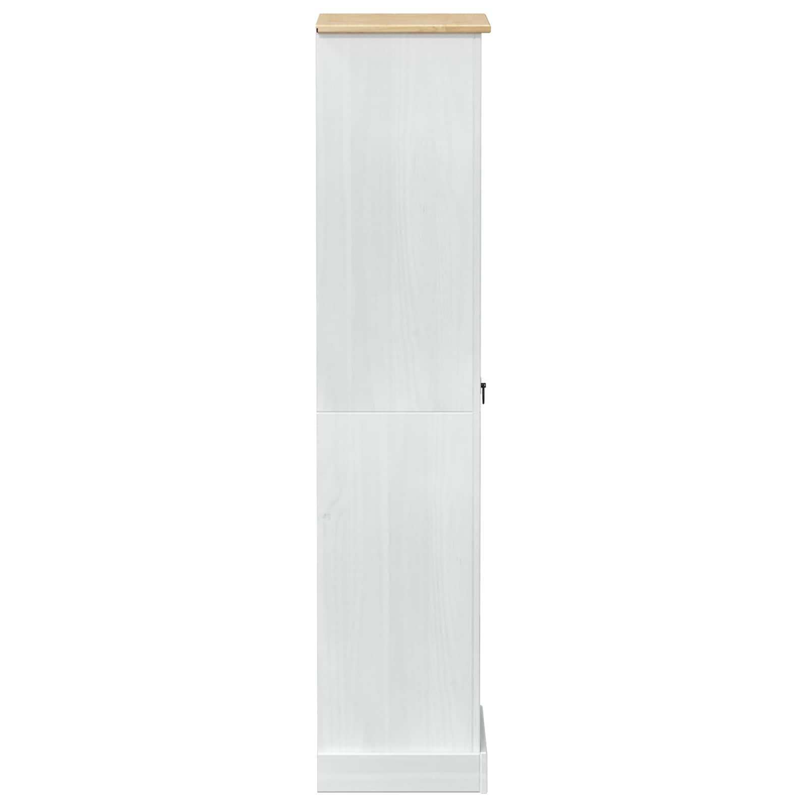 Ormari s ladicama Bijelo 55 x 38 x 170 cm Čvrsto borovo drvo