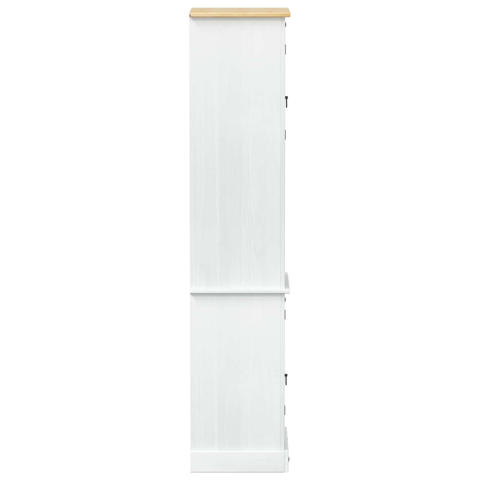 Kupaonski ormar Bijelo 50 x 40 x 185 cm Čvrsto borovo drvo