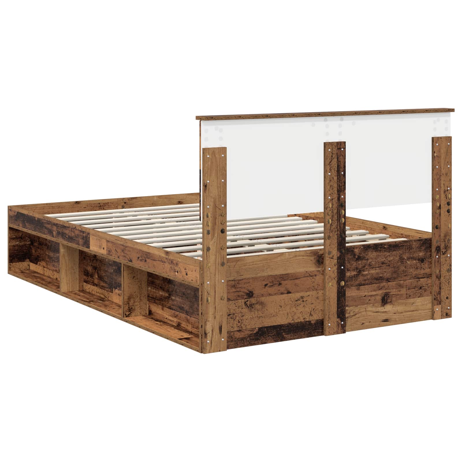 Krevetna konstrukcija Staro drvo 135 x 190 cm Konstruirano drvo