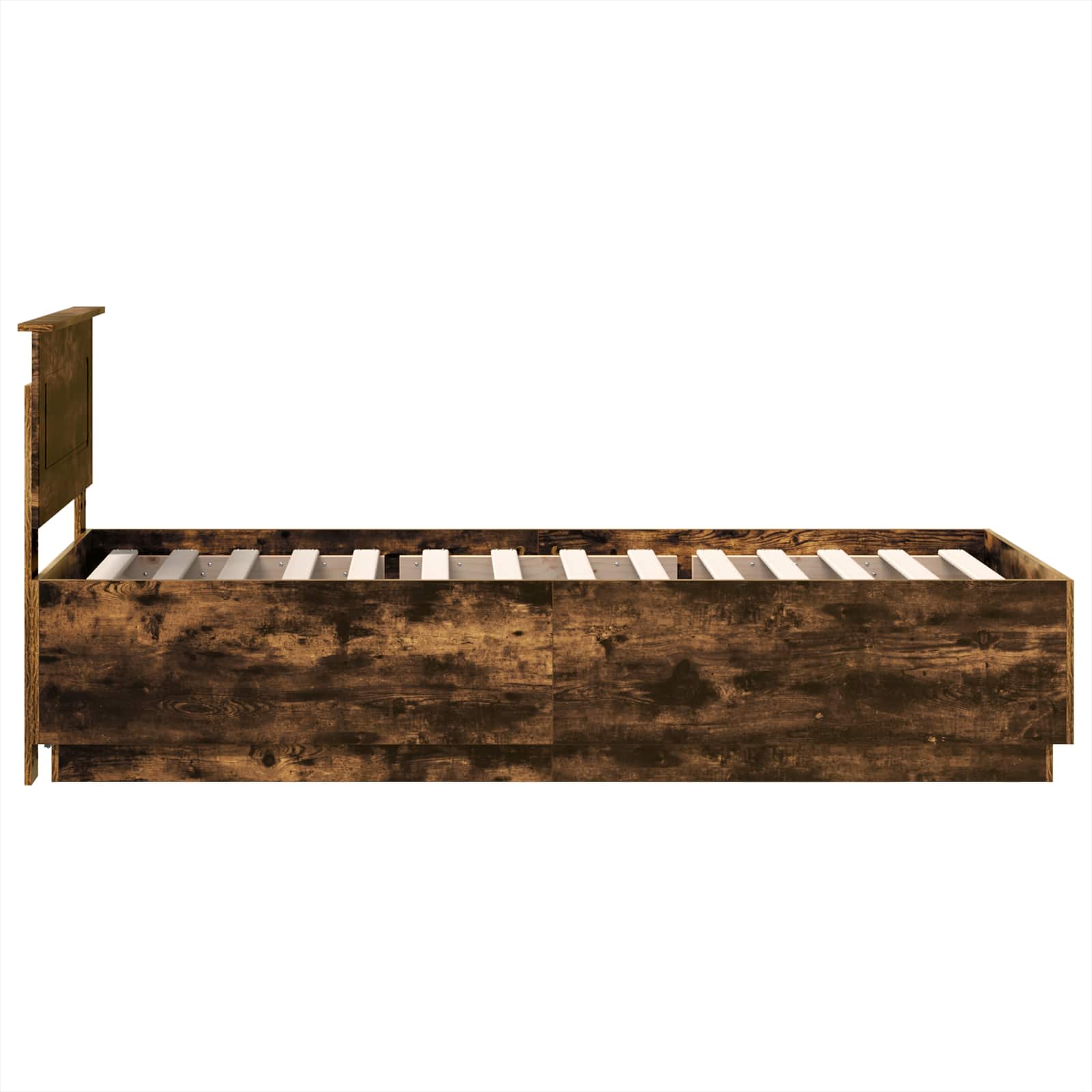 Krevetna konstrukcija S LED lampica Dimljeni hrast 70 x 190 cm