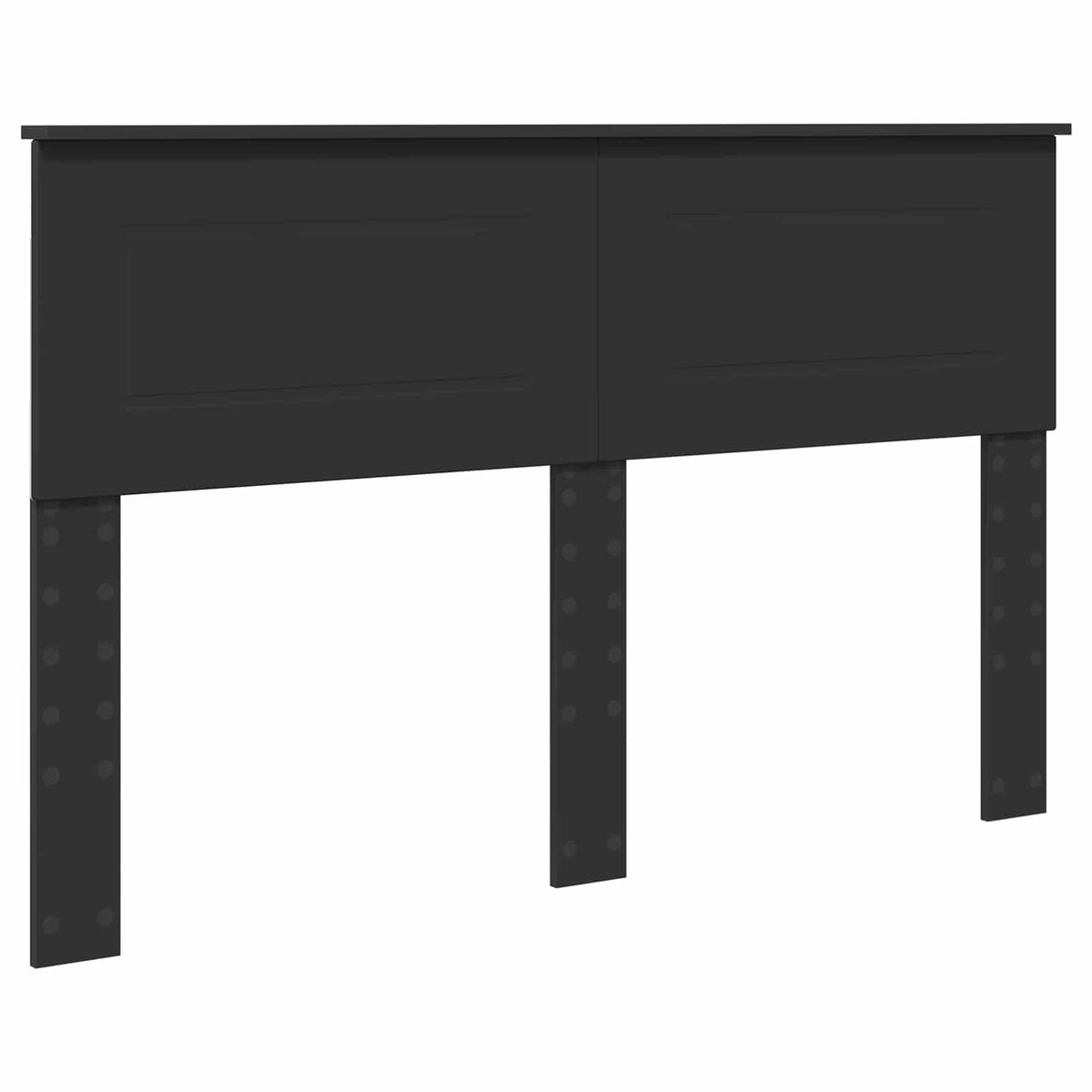 Krevetna konstrukcija Crna 150 x 200 cm Konstruirano drvo