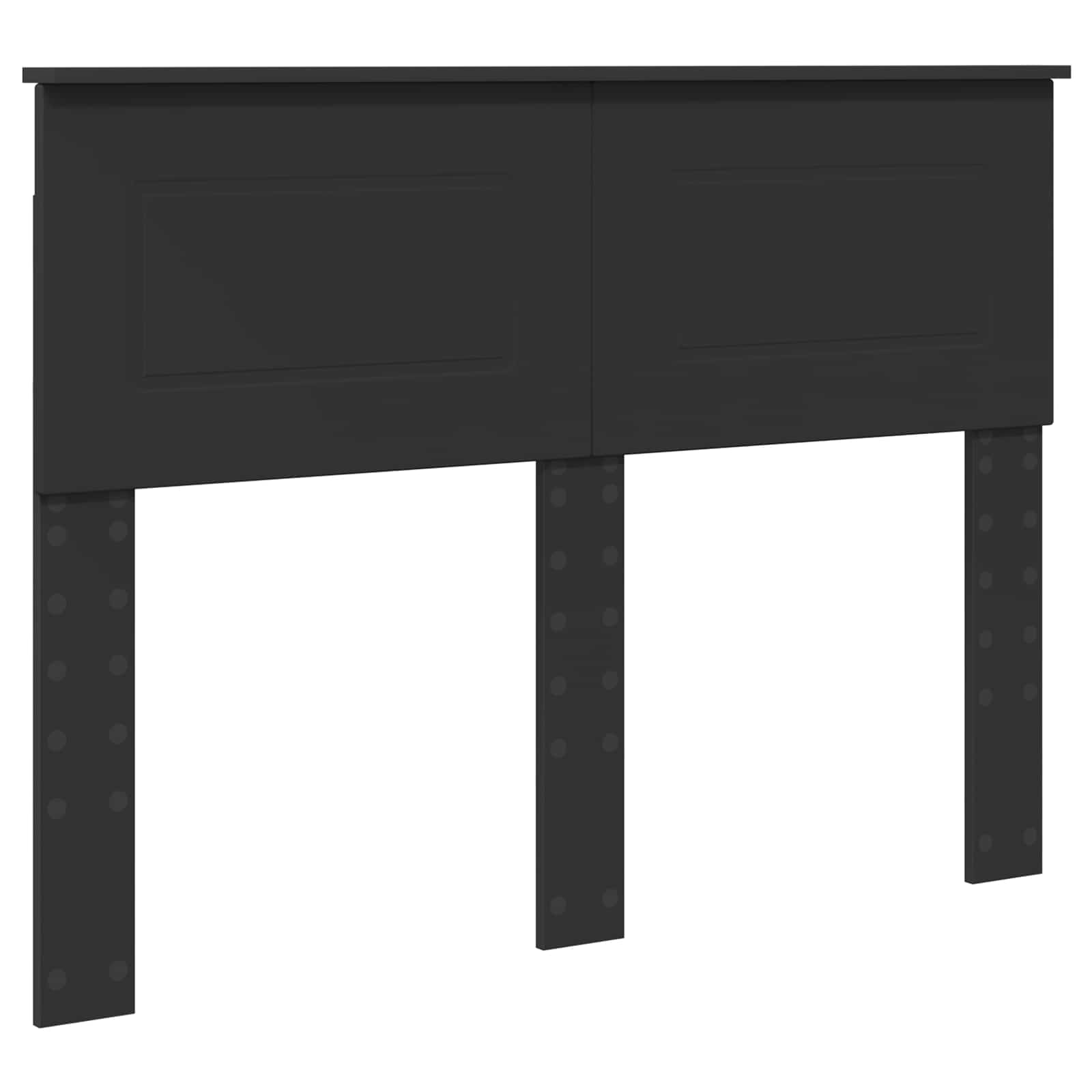 Krevetna konstrukcija Crna 135 x 190 cm Konstruirano drvo