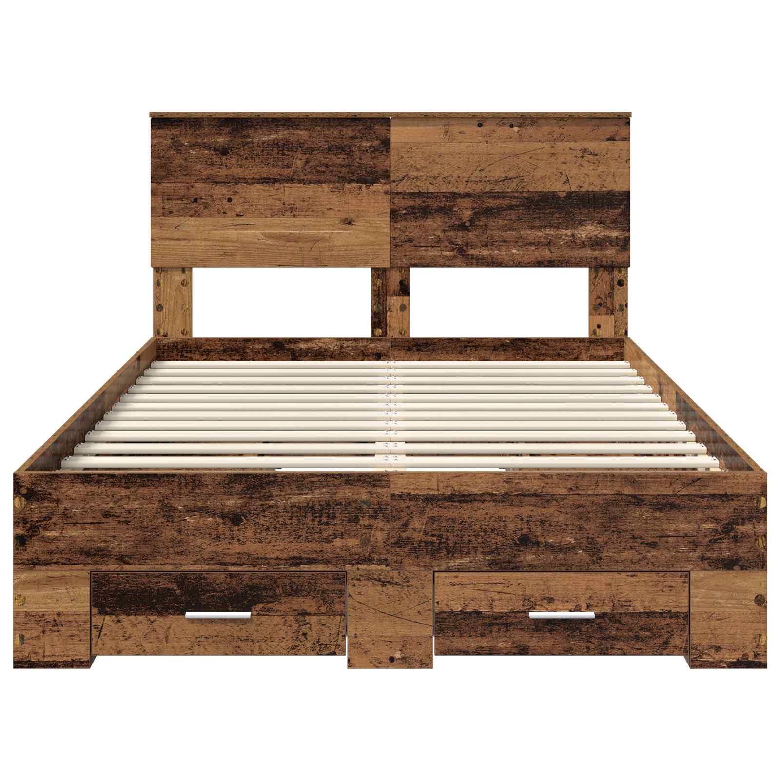 Krevetna konstrukcija Staro drvo 120 x 190 cm Konstruirano drvo