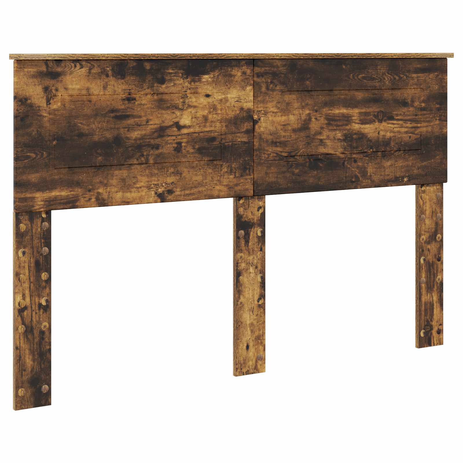 Krevet s od storage s uzglavljem Dimljeni hrast 160 x 200 cm