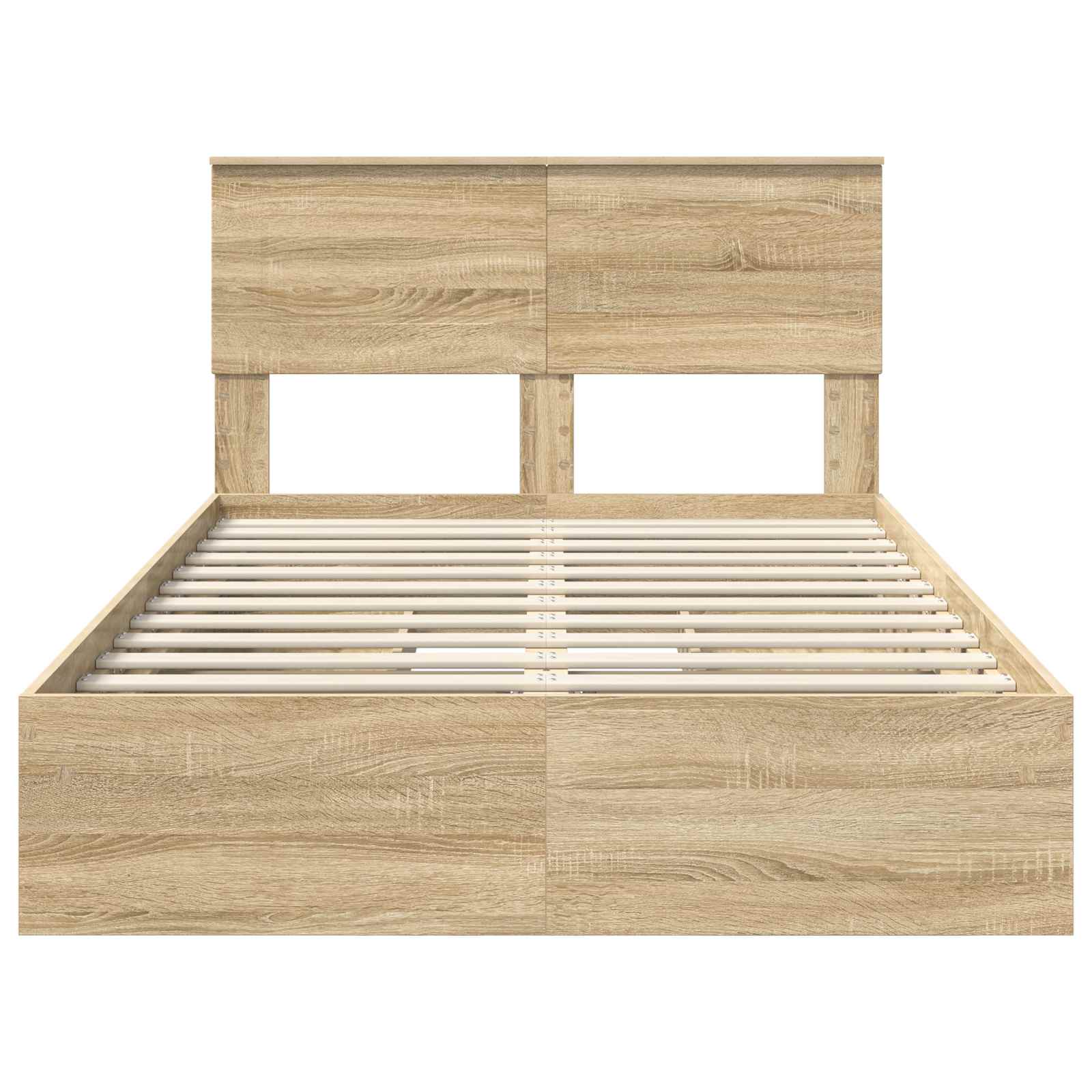 Krevet s od storage Sonoma hrast 135 x 190 cm Konstruirano drvo