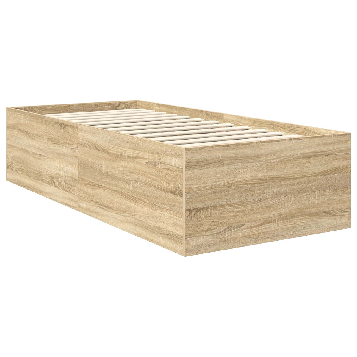 Krevetna konstrukcija s uzglavljem Sonoma hrast 75 x 190 cm