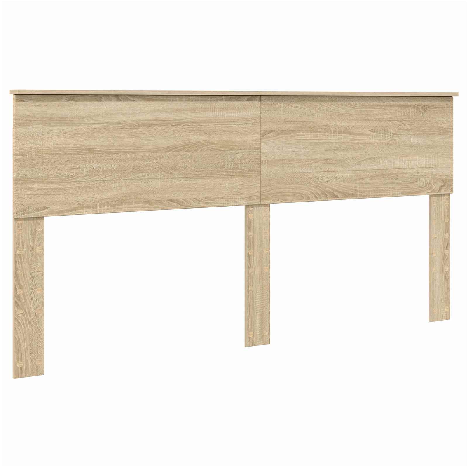 Krevetna konstrukcija s uzglavljem Sonoma hrast 200 x 200 cm