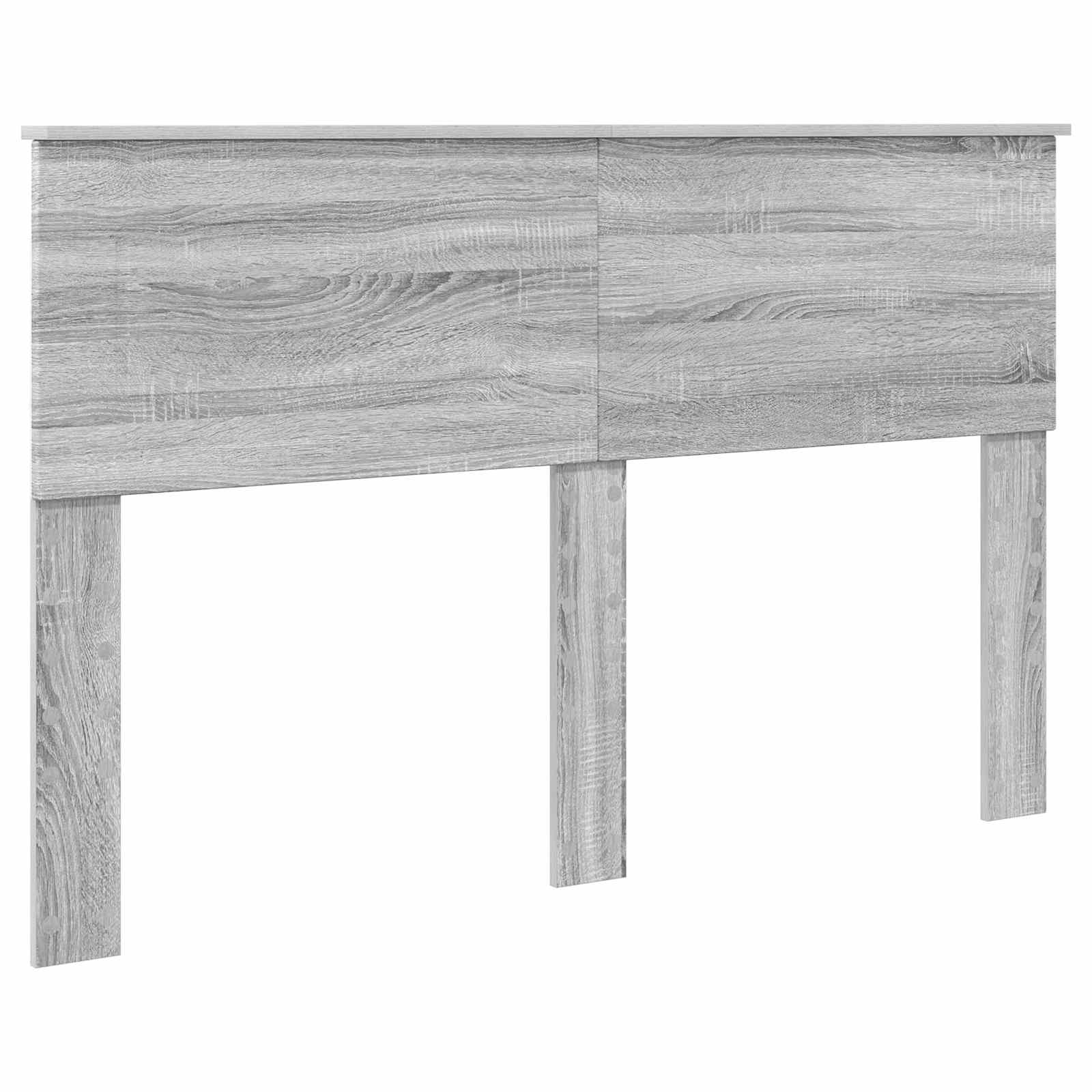 Krevetna konstrukcija s uzglavljem Siva Sonoma 150 x 200 cm