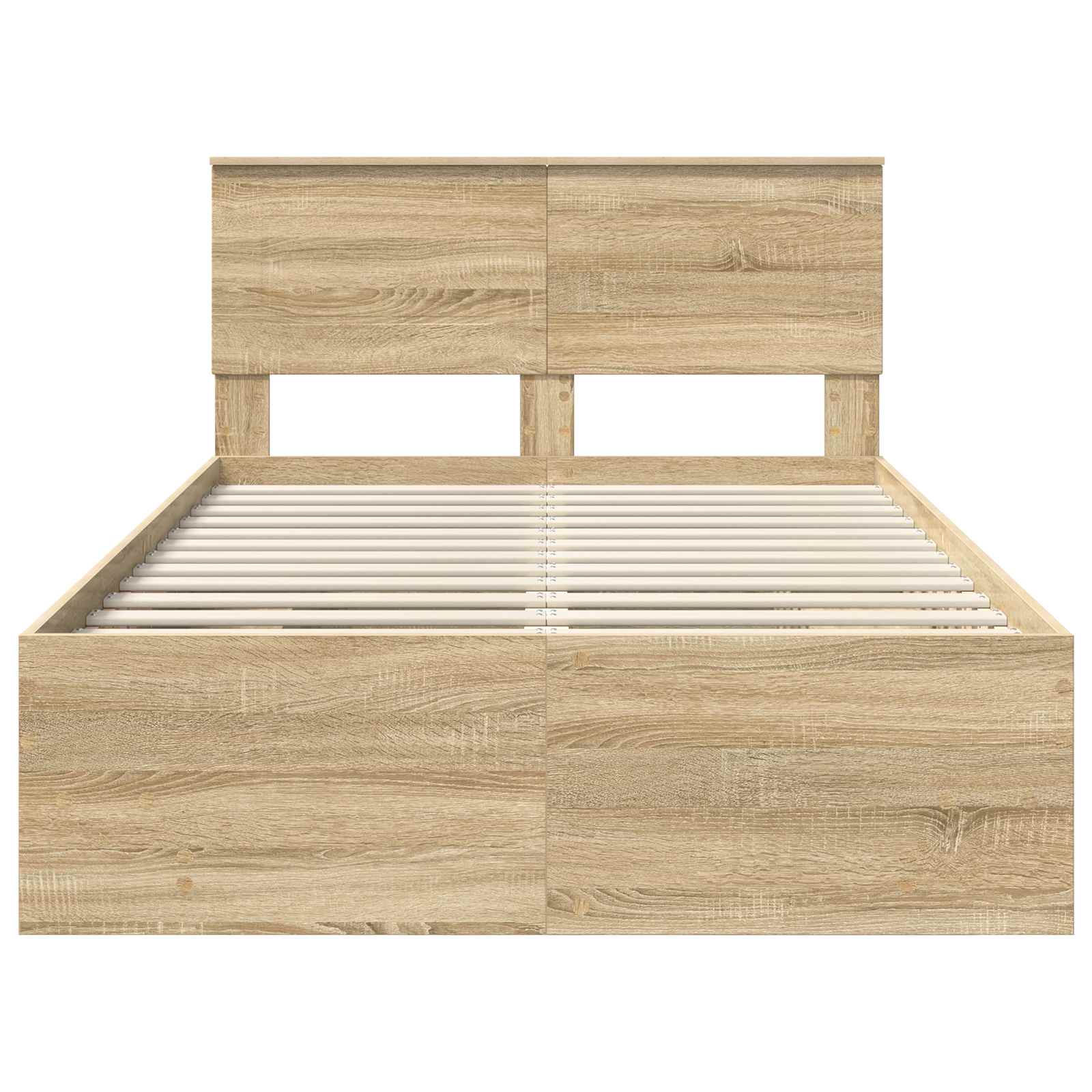 Krevetna konstrukcija Sonoma hrast 120 x 123 cm