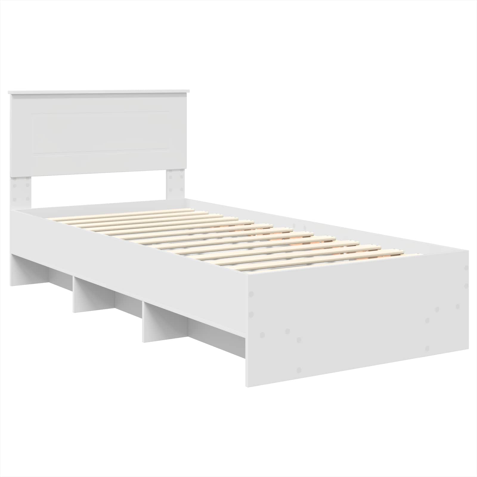 Krevetna konstrukcija Bijelo 80 x 200 cm Konstruirano drvo
