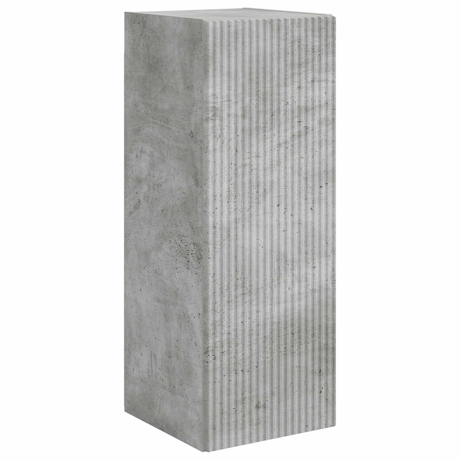 Set zidnog ormarića za TV 4 pcs Betonski sivi Konstruirano drvo