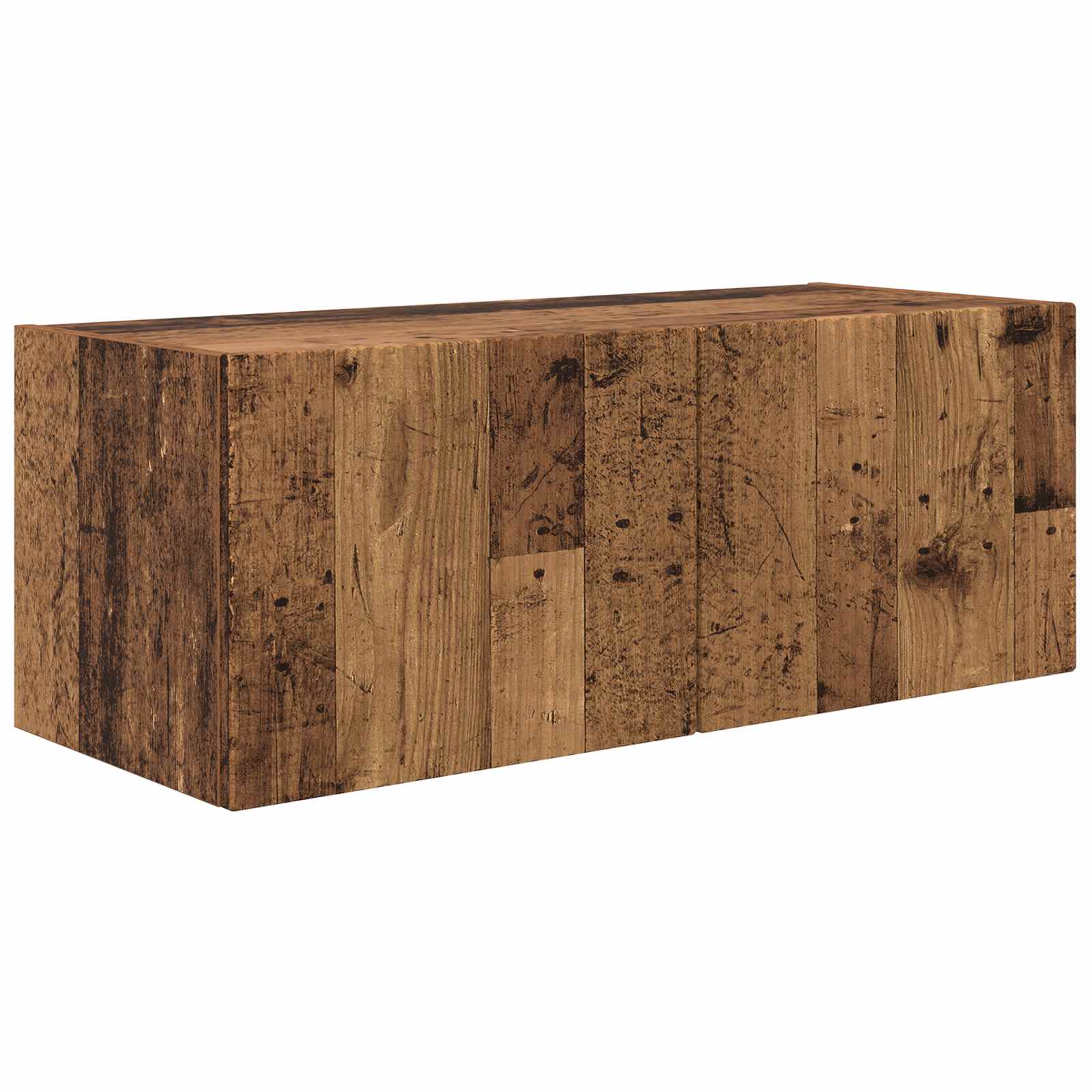 Set zidnog ormarića za TV 4 pcs Staro drvo Konstruirano drvo