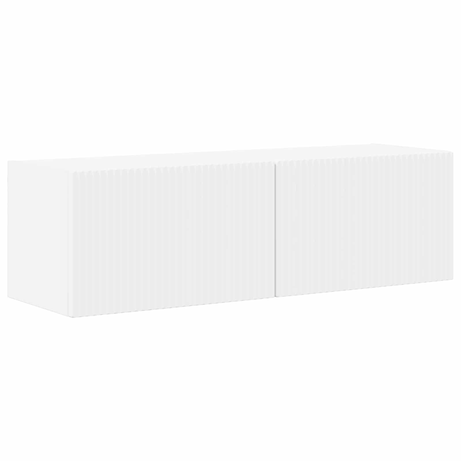 Set zidnog ormarića za TV Zidne 4 pcs Bijelo Konstruirano drvo