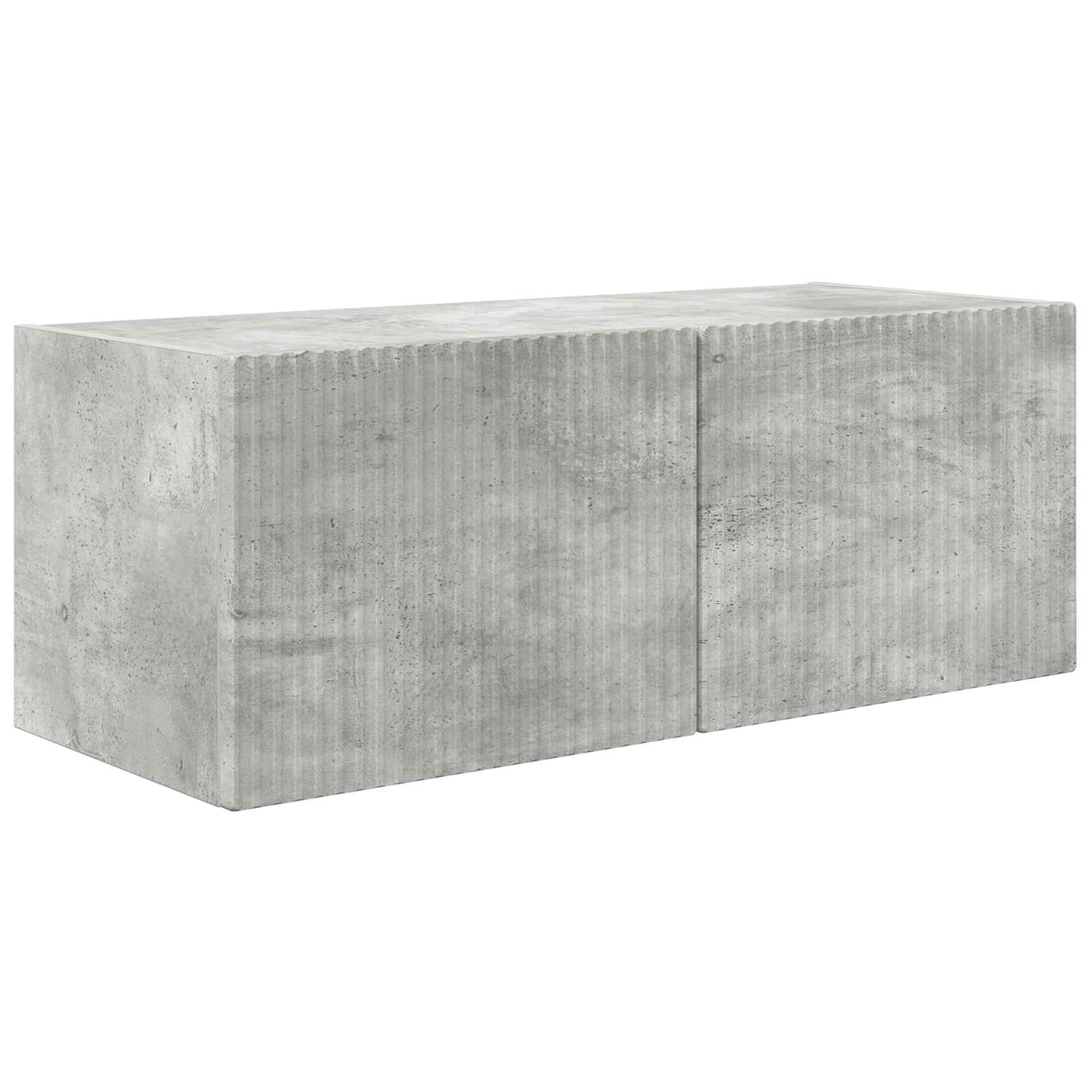 Set zidnog ormarića za TV 4 pcs Betonski sivi Konstruirano drvo