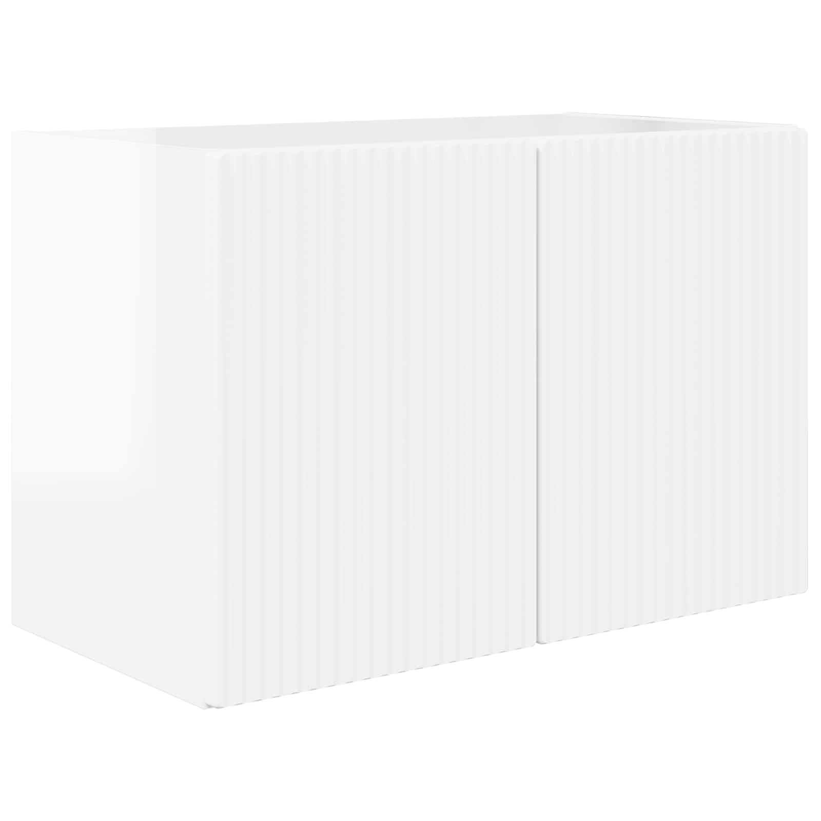 Set zidnog ormarića za TV Zidne 4 pcs Visoki sjaj bijela