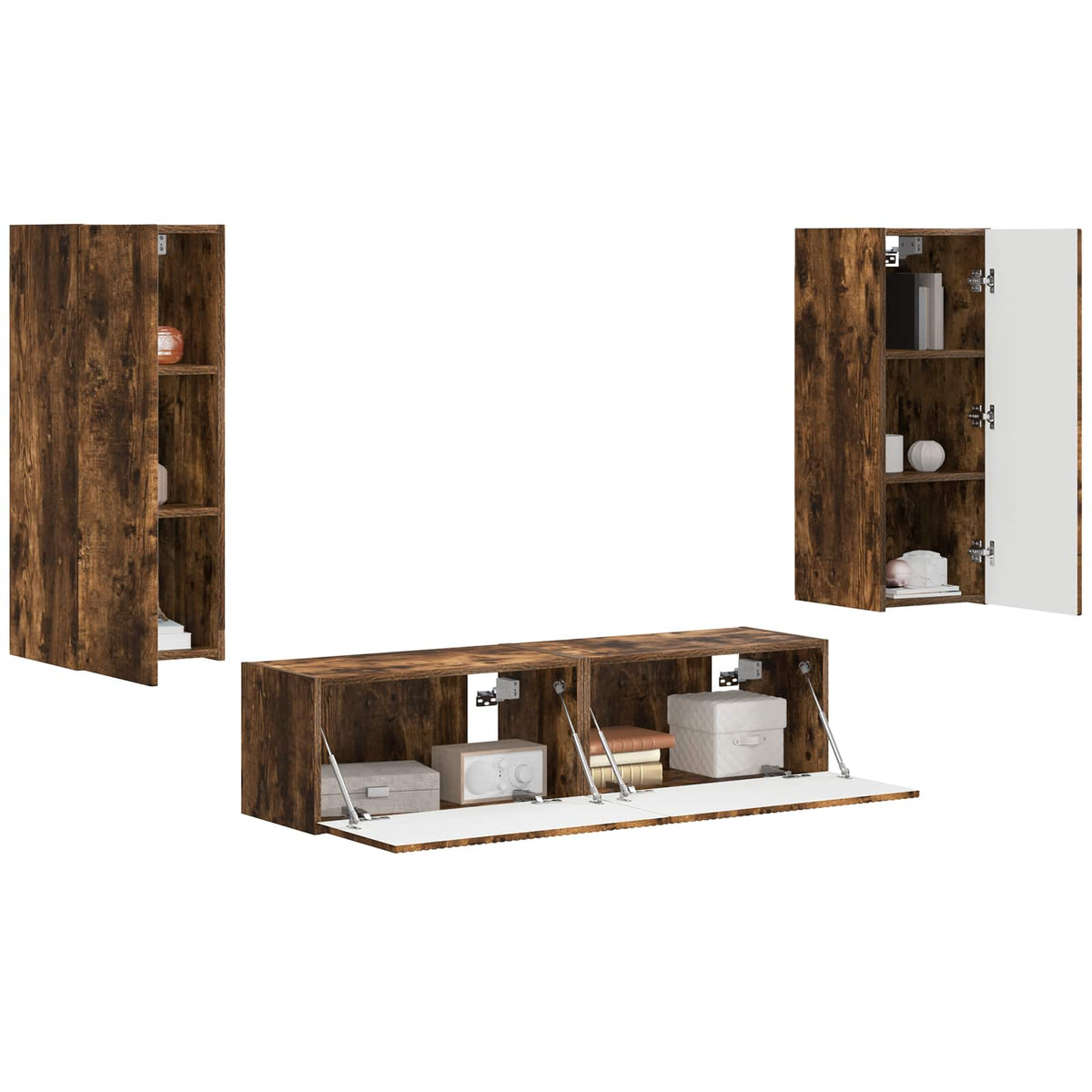 Set TV komoda 2 kom. Dimljeni hrast