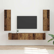 Set TV komoda 3 kom. Staro drvo
