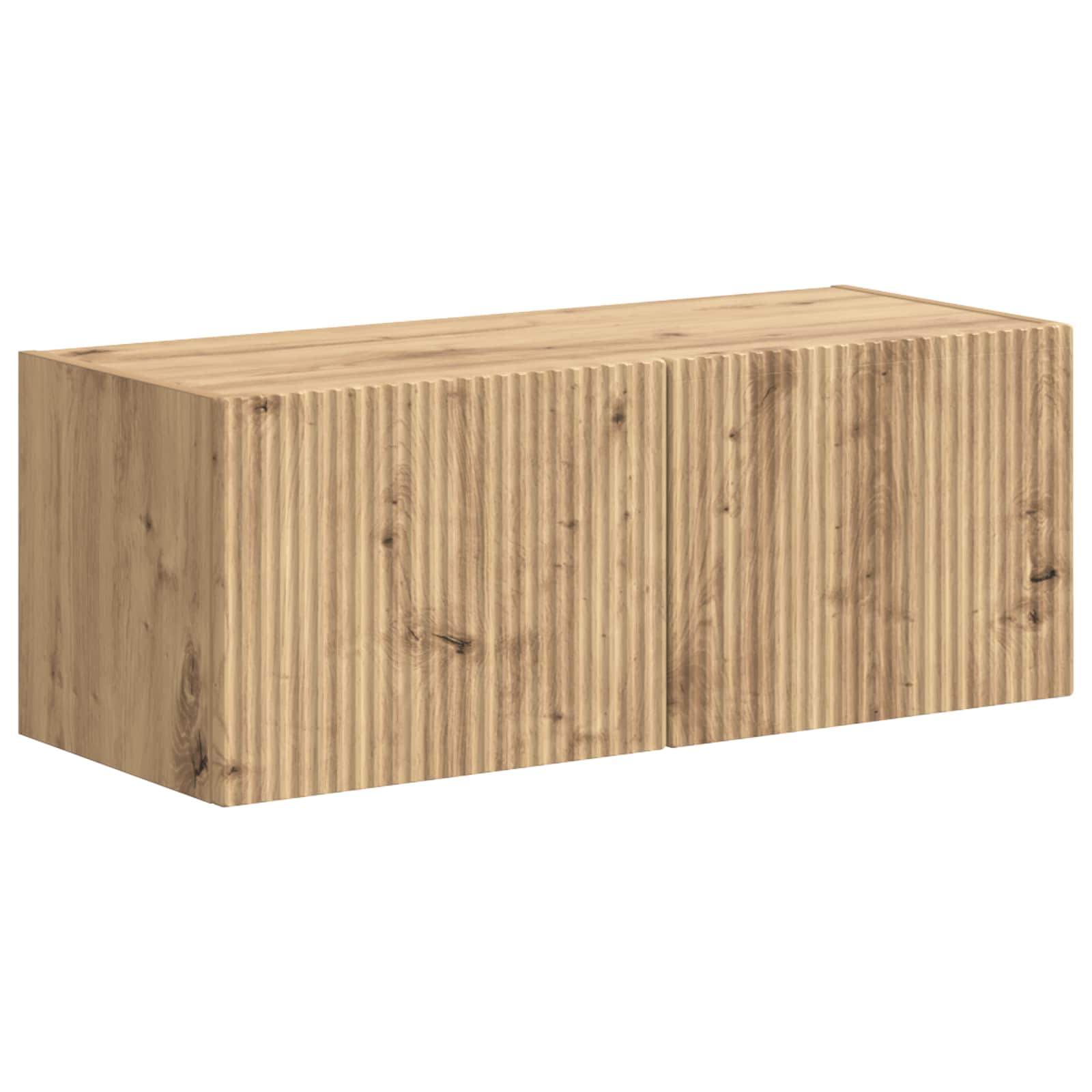Set TV komoda Zidne 4 pcs Umjetnički hrast Konstruirano drvo