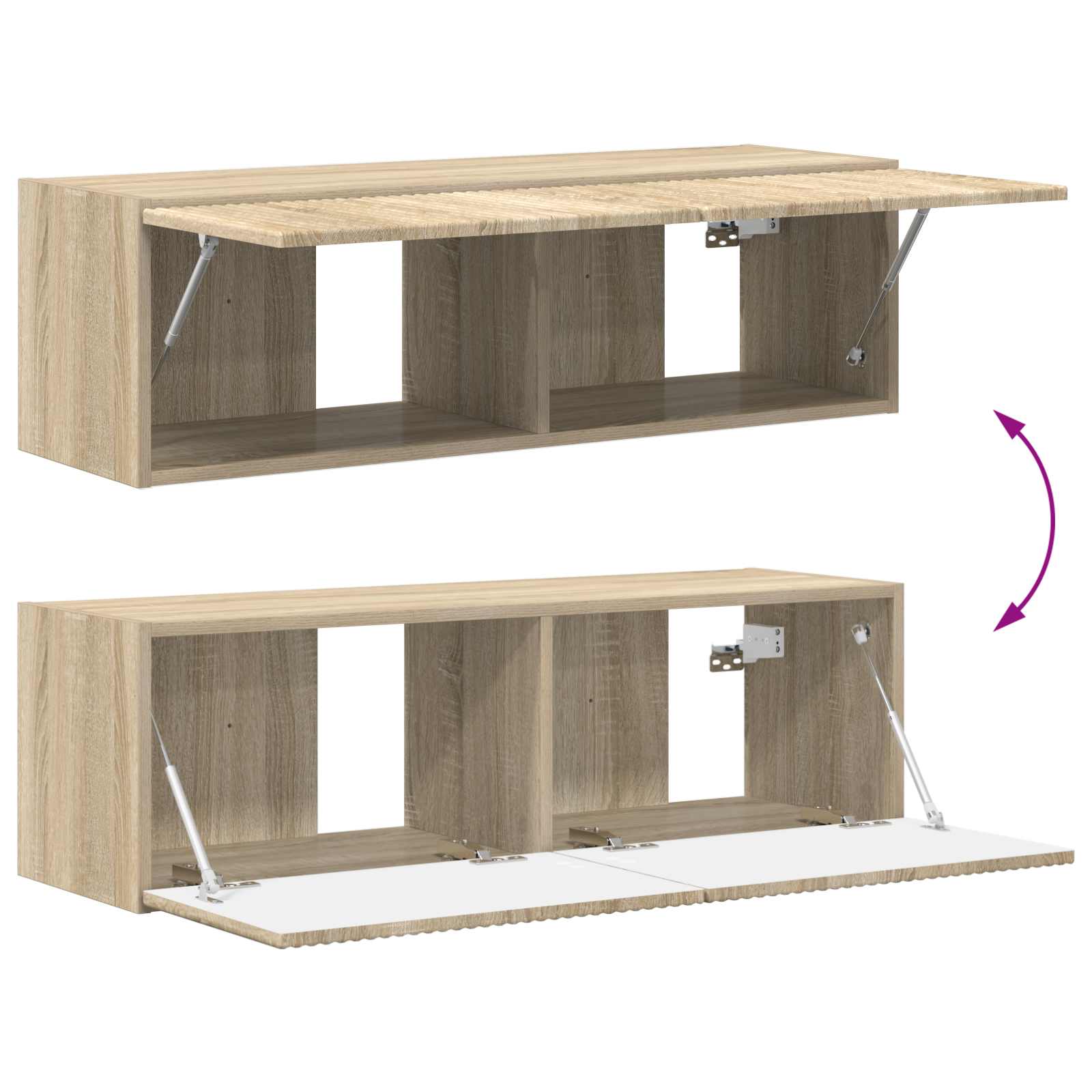 TV ormar 8 pcs Sonoma hrast