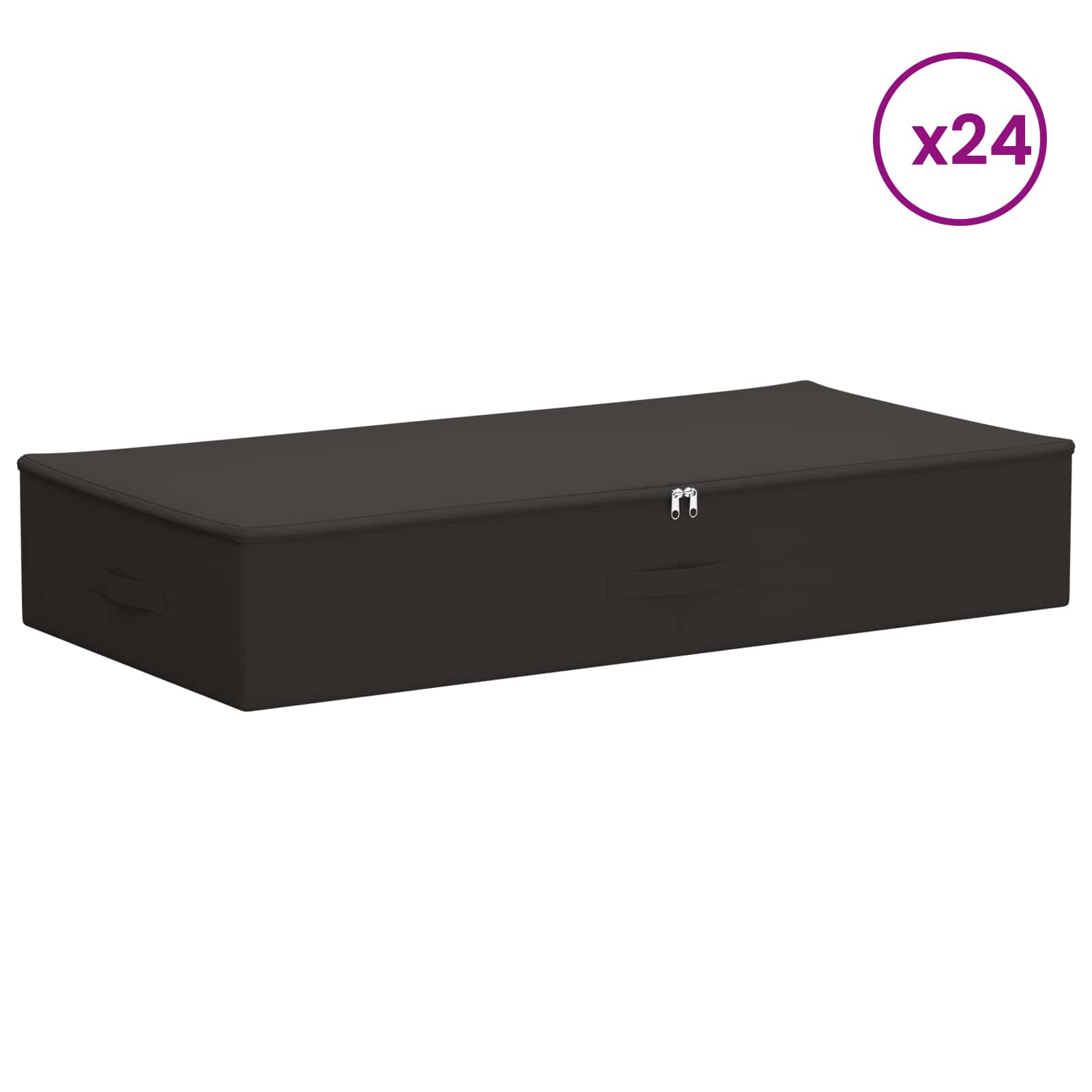 Kutija za spremanje 24 pcs Antracit 100 x 50 x 18 cm