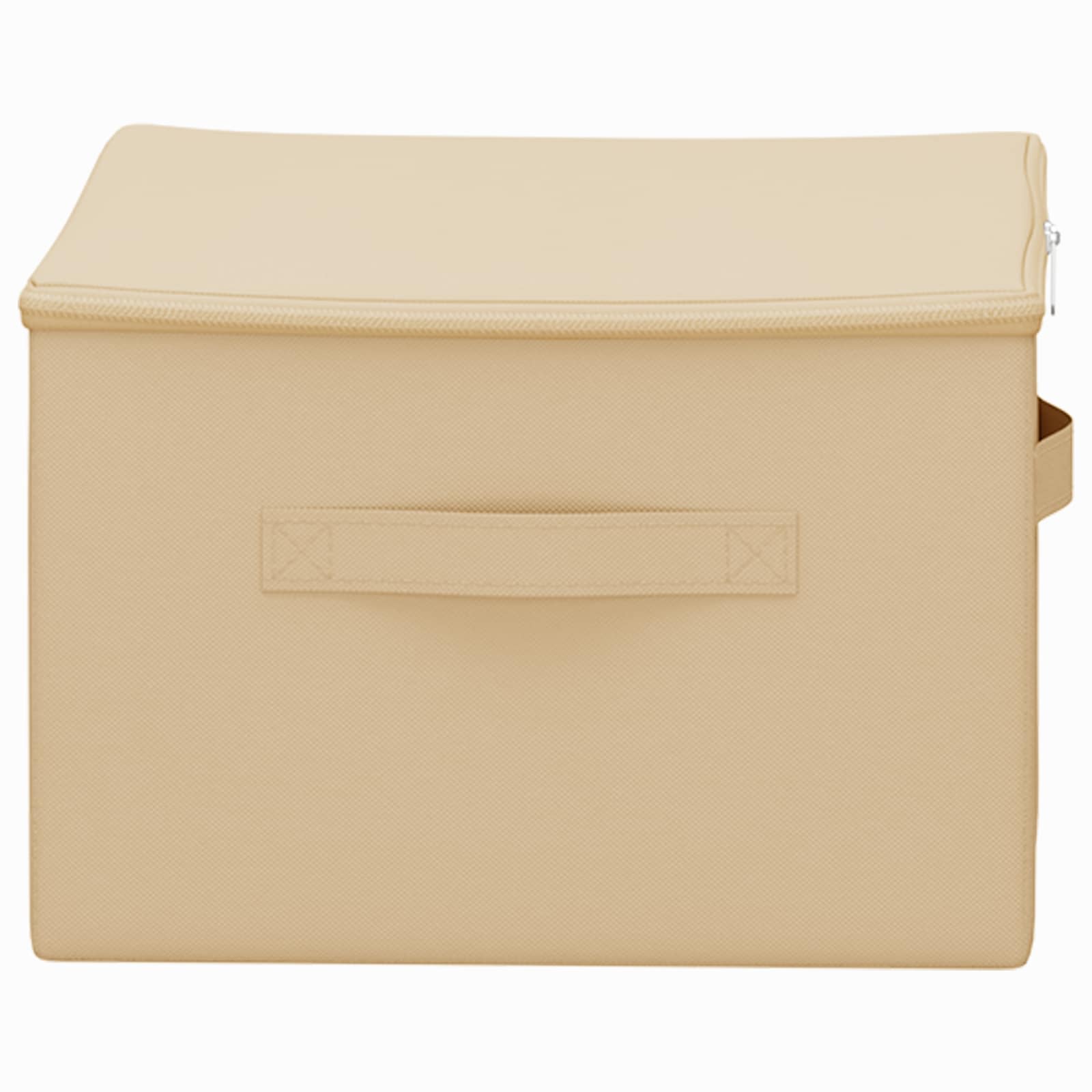 Kutija za spremanje Krem 43 x 34 x 23 cm Netkana tkanina