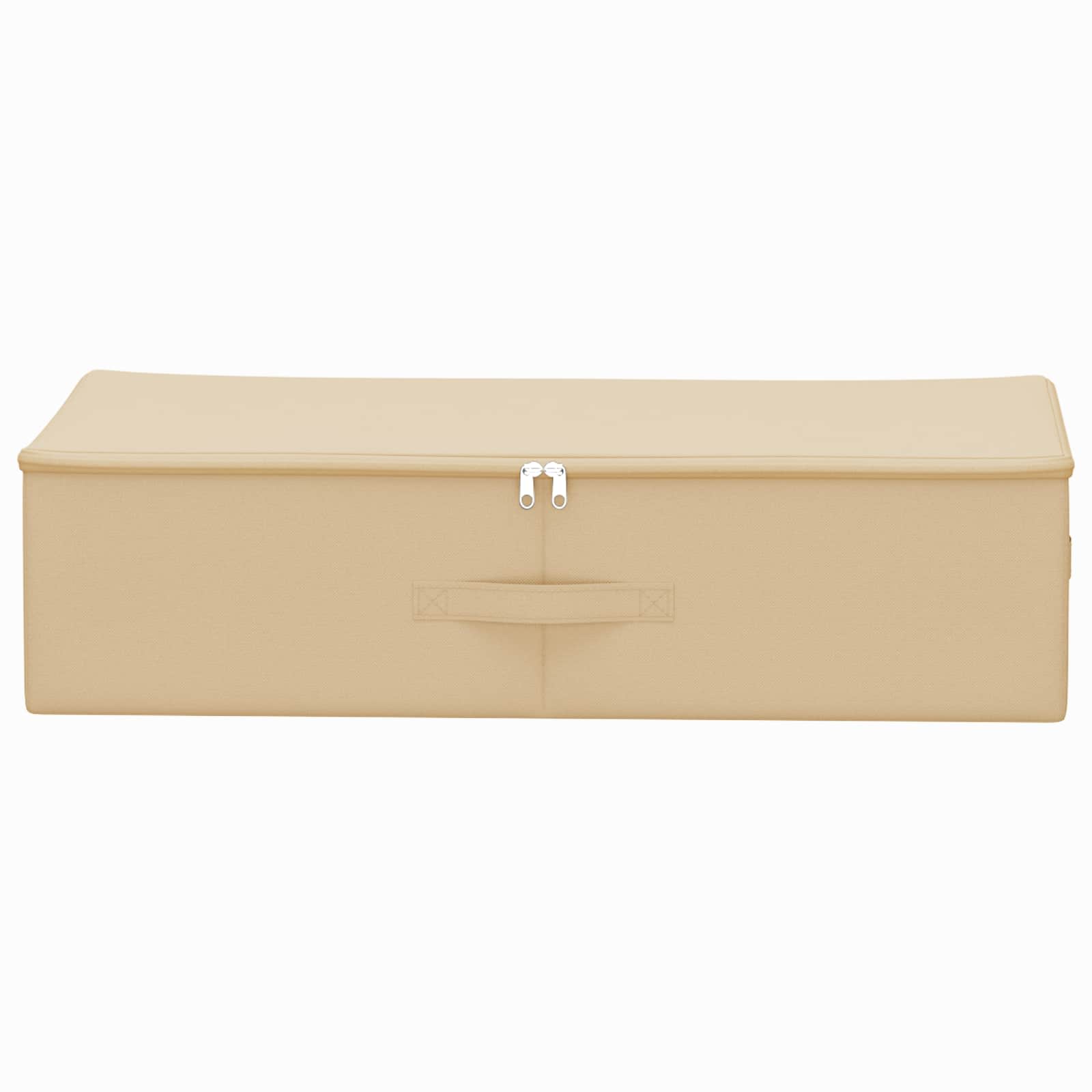 Kutija za spremanje 6 pcs Krem 70 x 40 x 18 cm Netkana tkanina