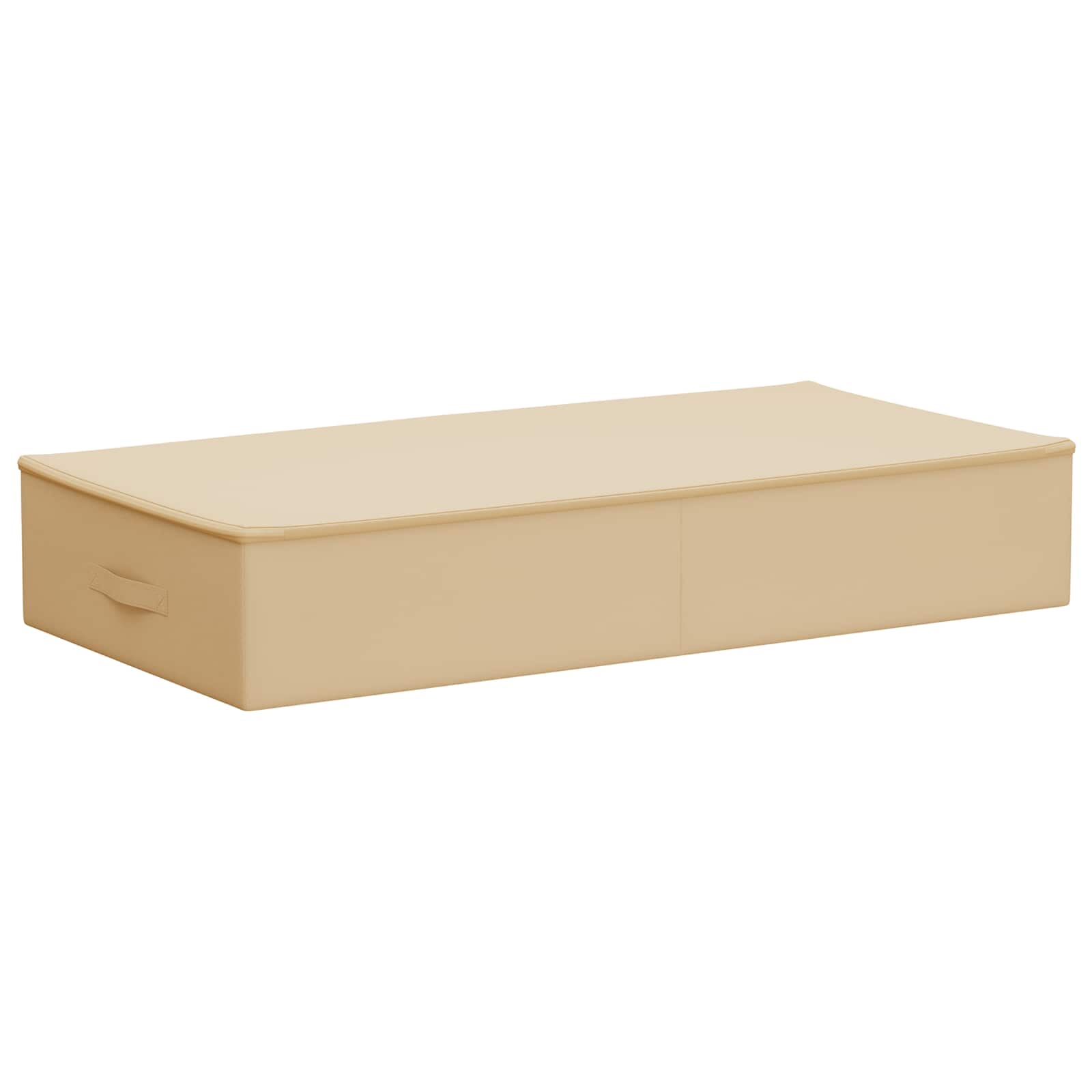 Kutija za spremanje Krem 90 x 48 x 15 cm Netkana tkanina