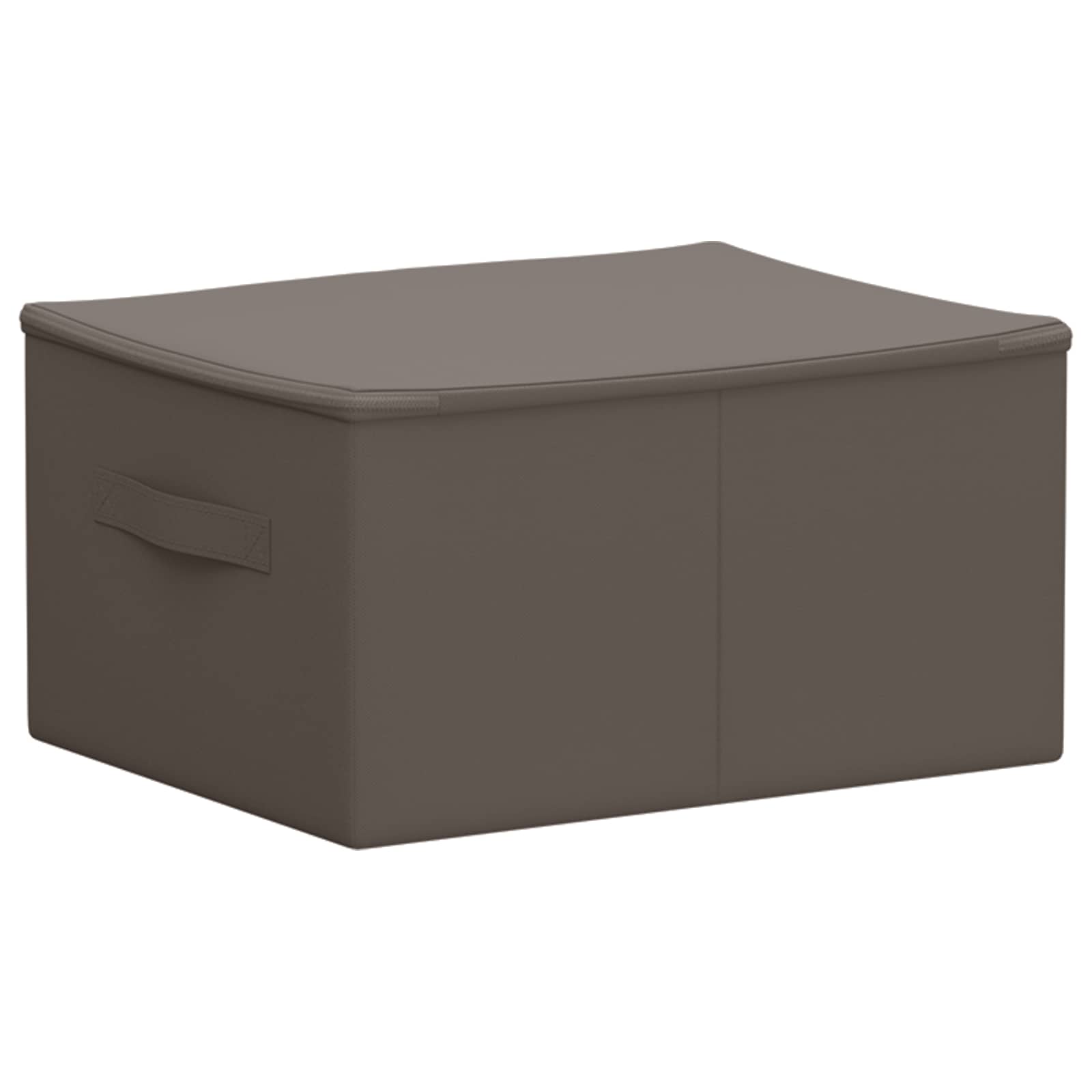 Kutija za spremanje 24 pcs Siva 50 x 30 x 25 cm Netkana tkanina