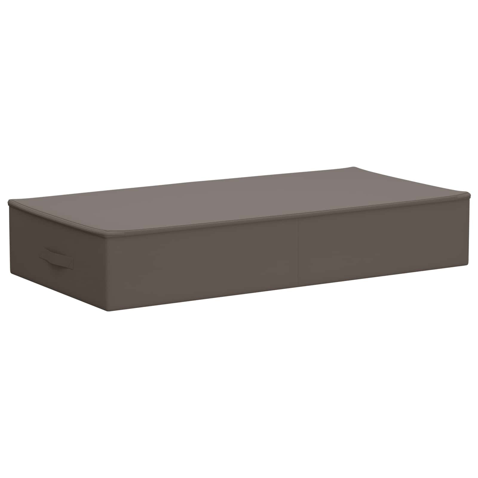 Kutija za spremanje Siva 90 x 48 x 15 cm Netkana tkanina
