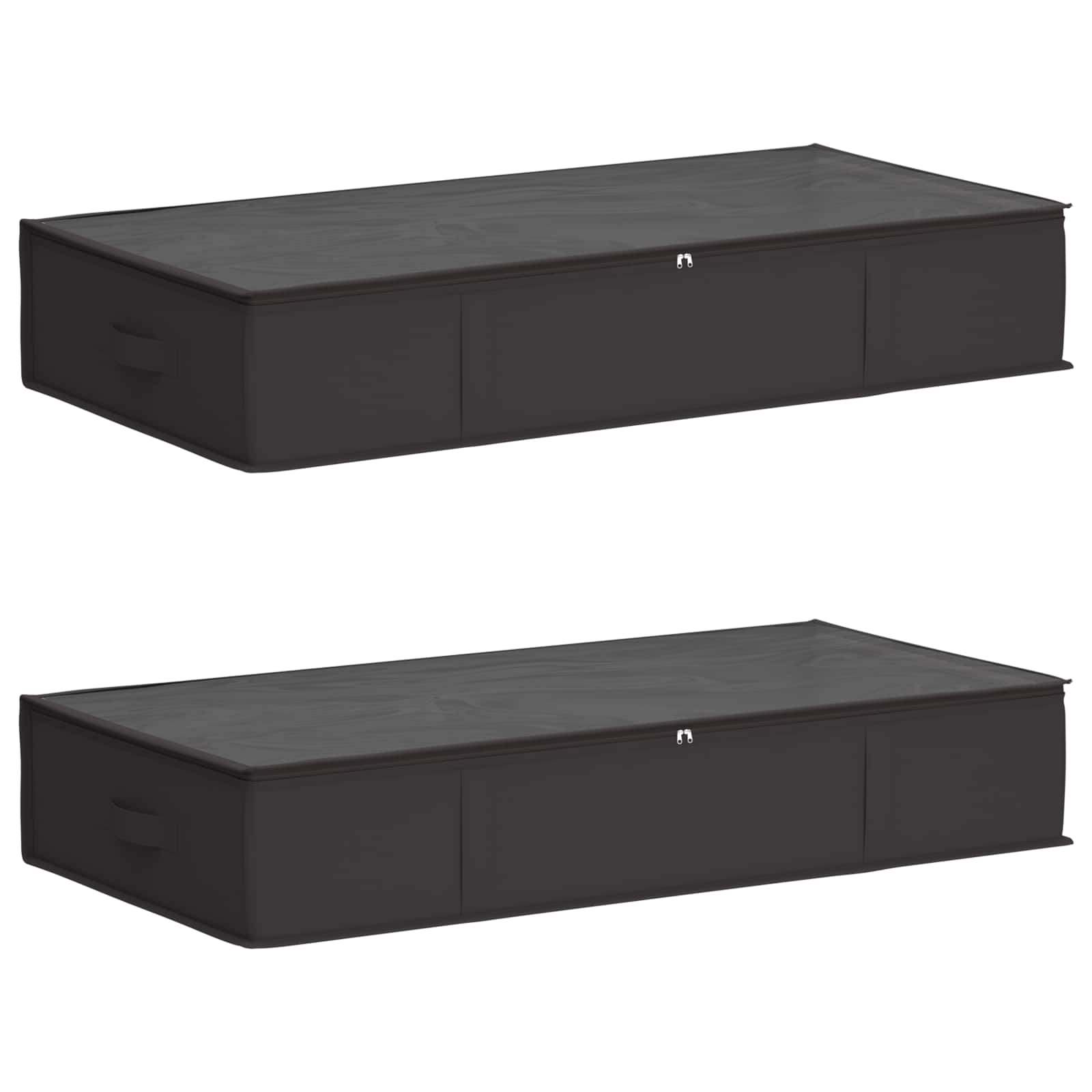Kutija za pohranu s prozirnim prozorom na vrhu 2 pcs Antracit