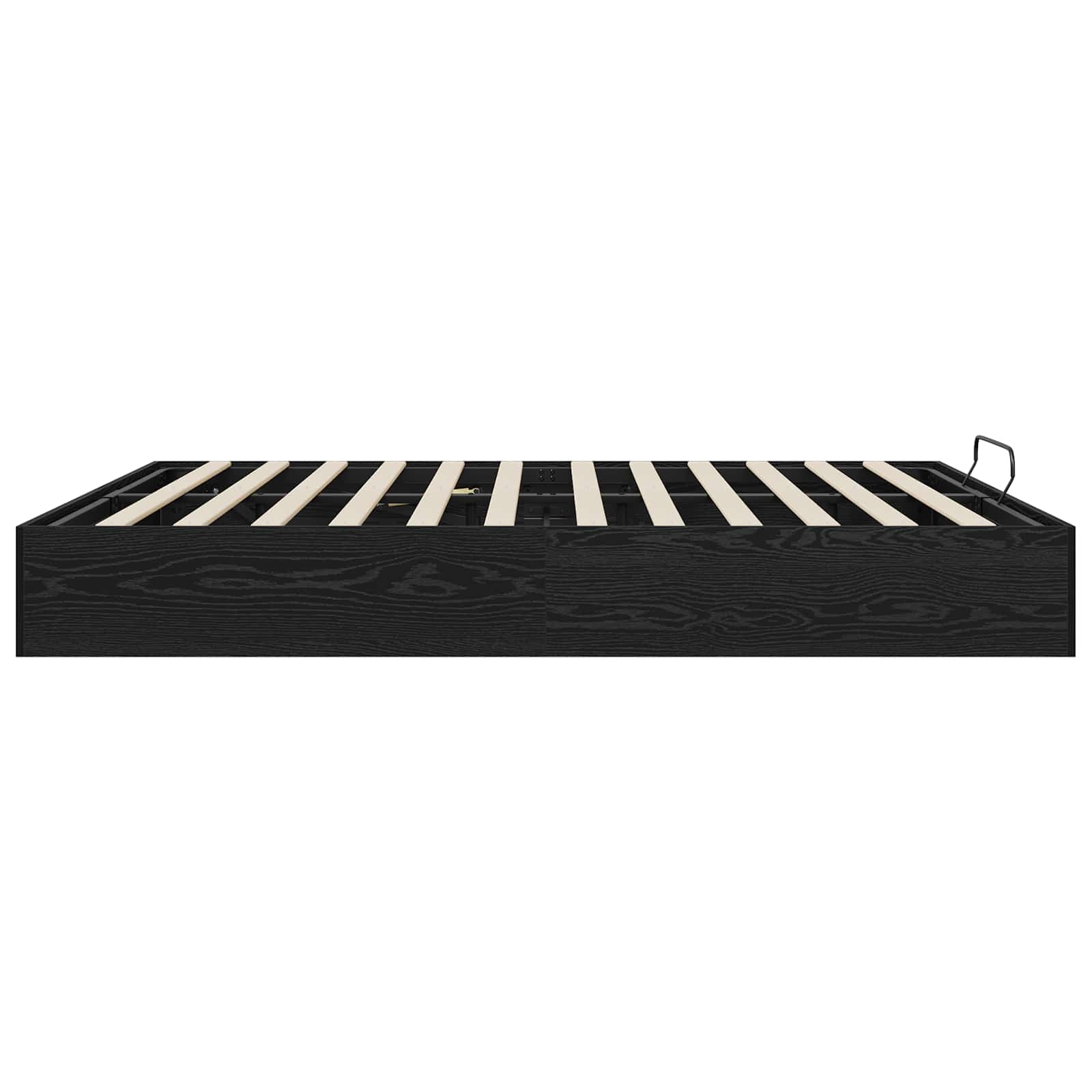 Otomanski krevet s pohranom Crni Hrast 203 x 180 x 25 cm