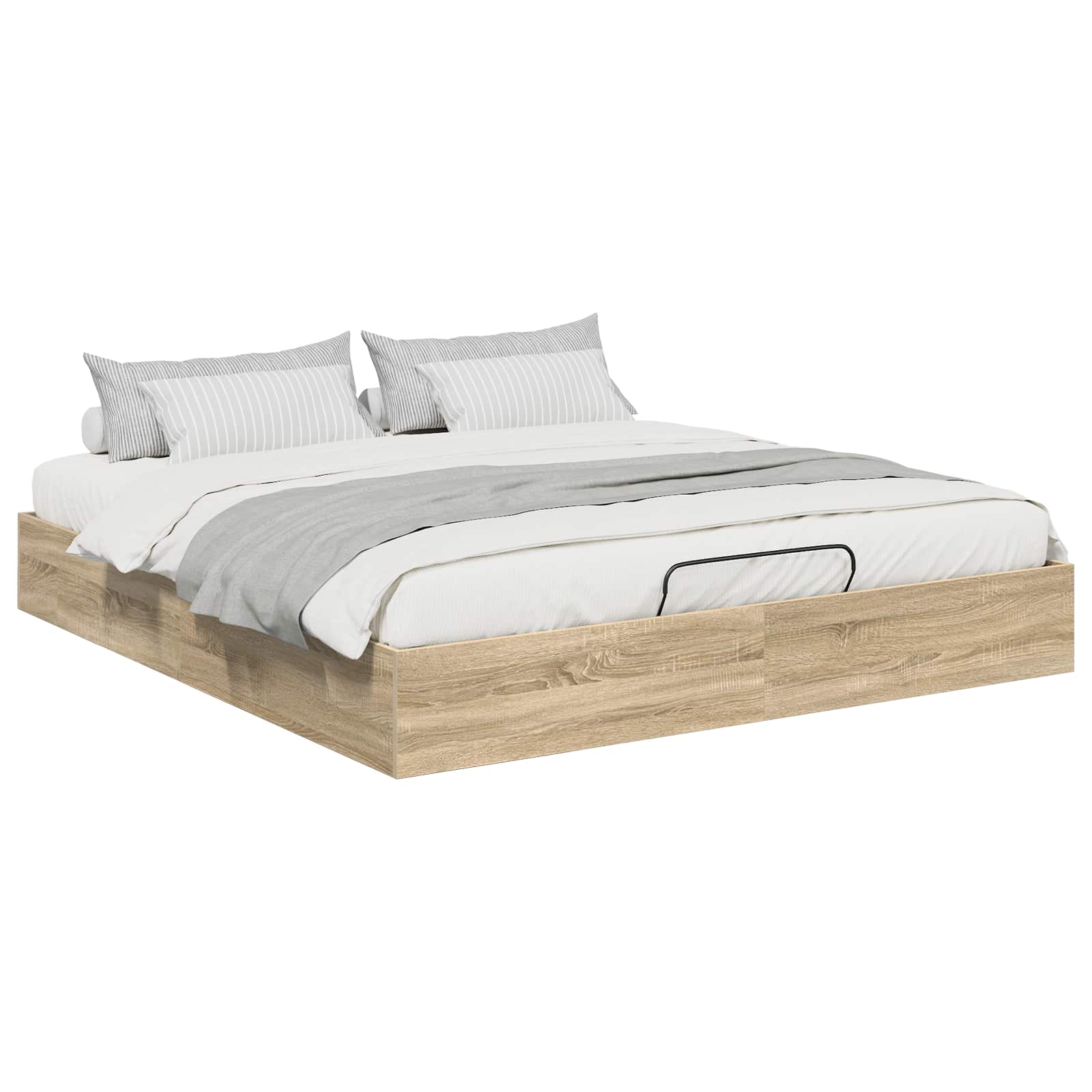 Otomanski krevet s pohranom Sonoma hrast 203 x 180 x 25 cm