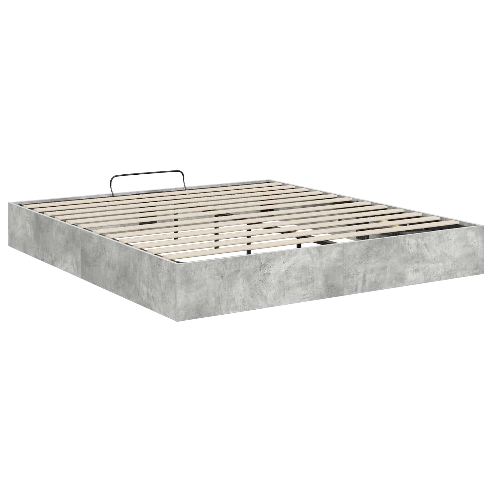 Otomanski krevet Beton 203 x 180 x 25 cm Konstrukcijsko drvo