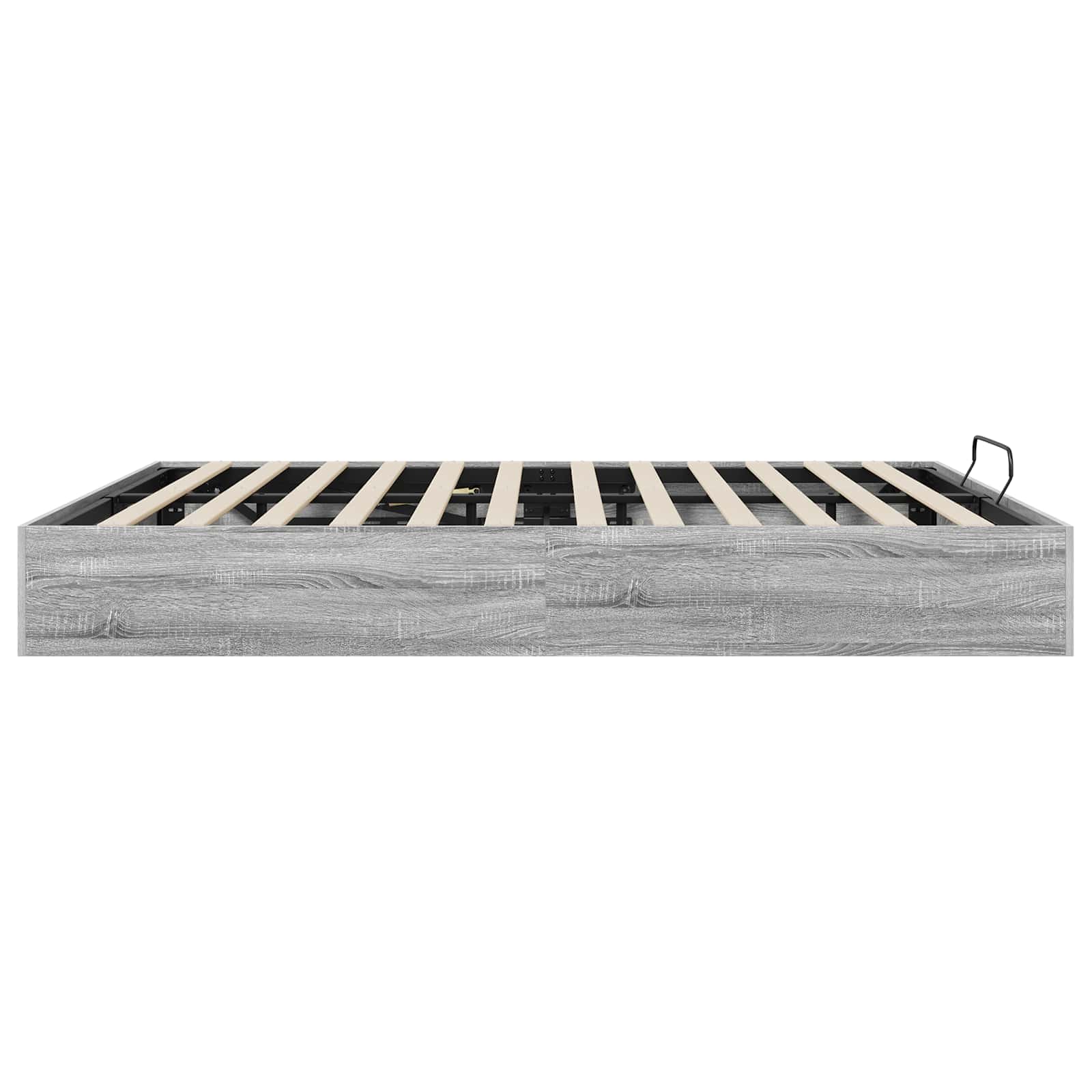 Otomanski krevet s pohranom Sivi Sonoma 203 x 180 x 25 cm