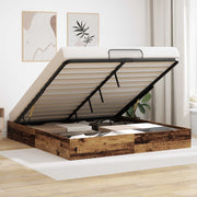 Otomanski krevet s pohranom Staro drvo 203 x 180 x 25 cm