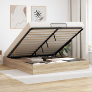 Otomanski krevet s pohranom Sonoma hrast 203 x 160 x 25 cm