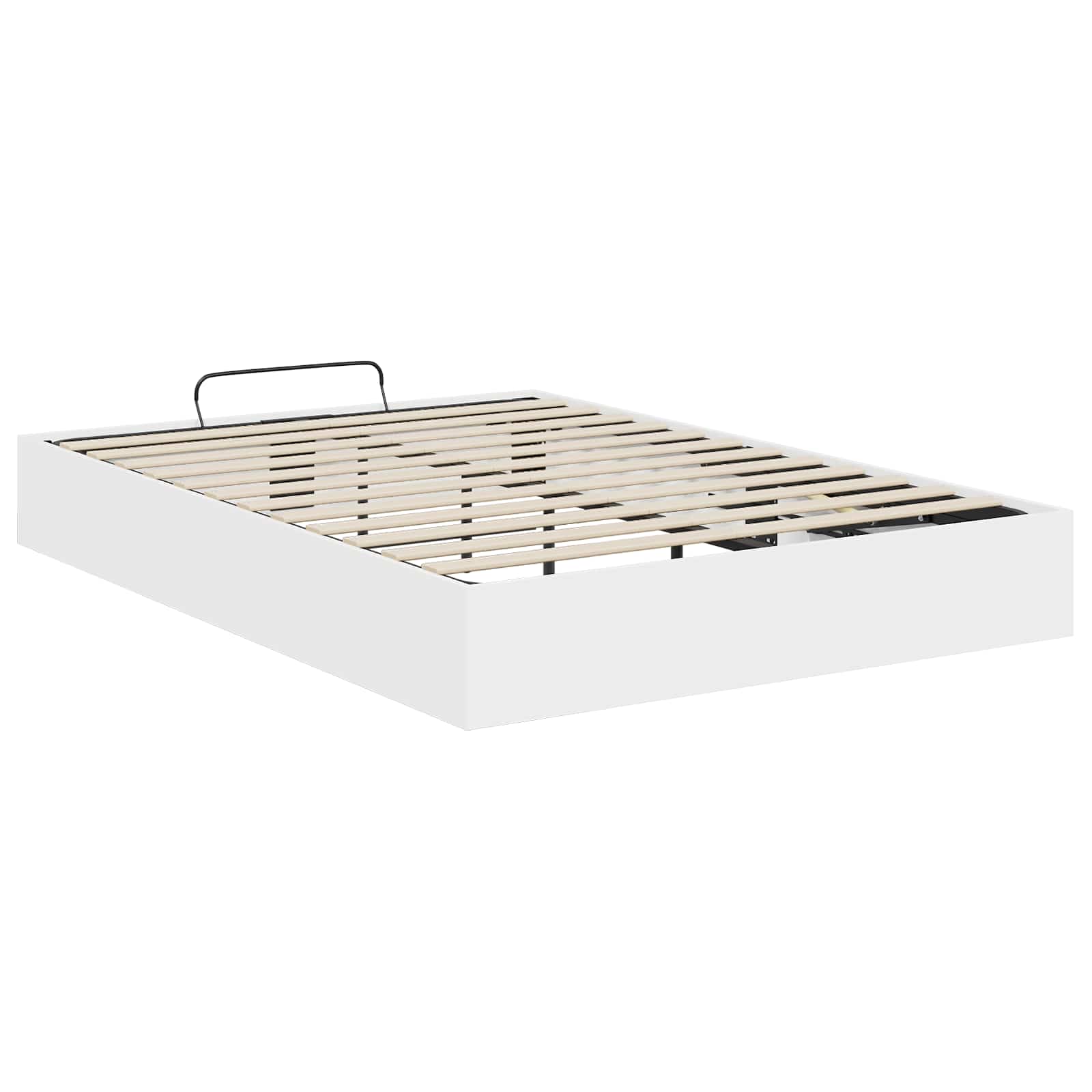 Otomanski krevet Bijeli 203 x 150 x 25 cm Konstrukcijsko drvo