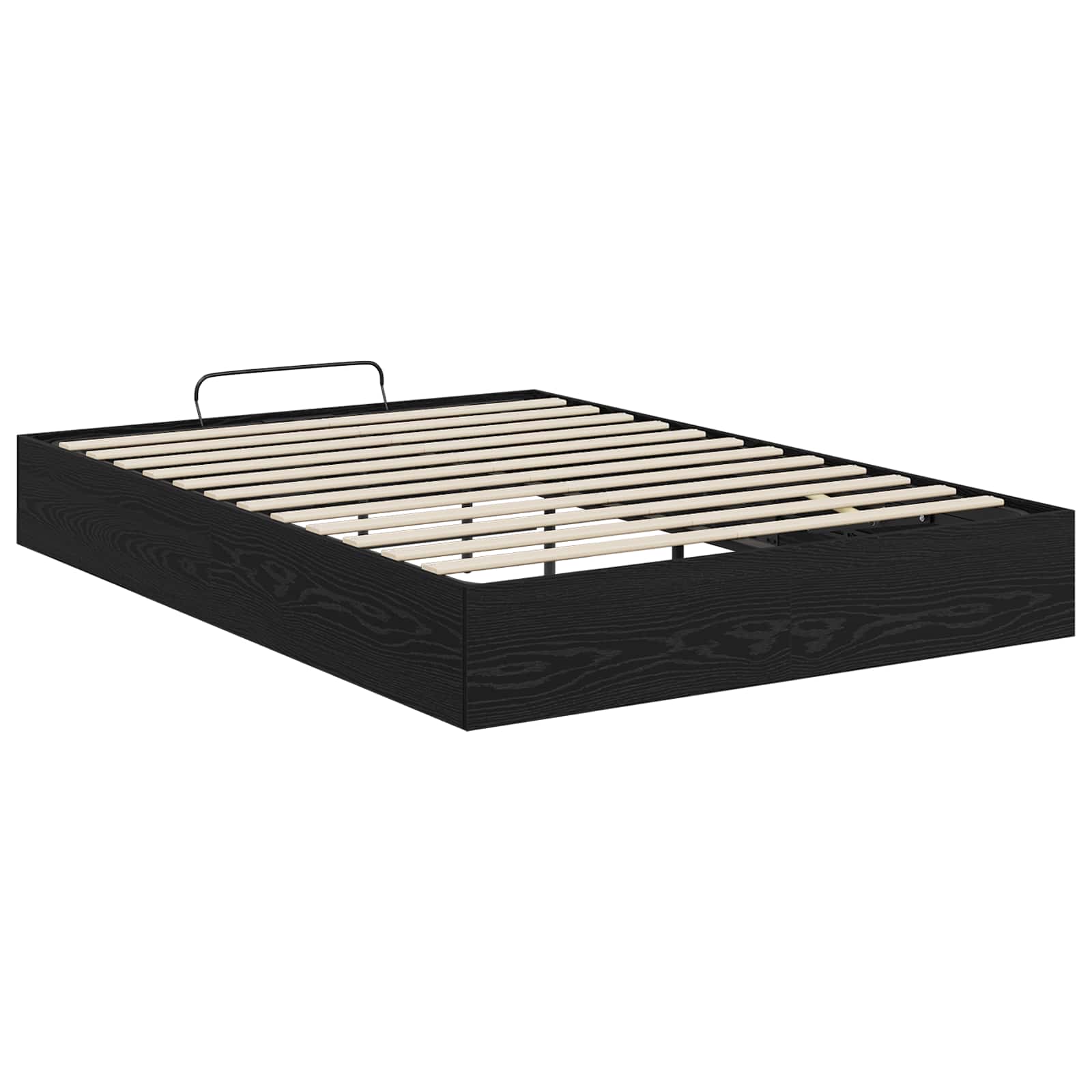 Otomanski krevet s pohranom Crni Hrast 203 x 150 x 25 cm