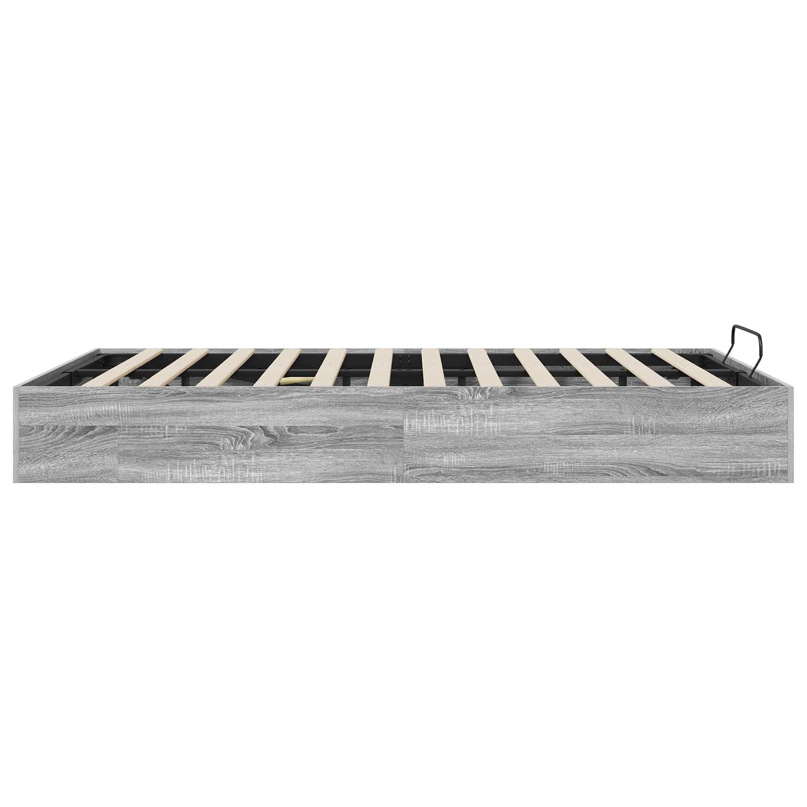 Otomanski krevet s pohranom Sivi Sonoma 203 x 140 x 25 cm