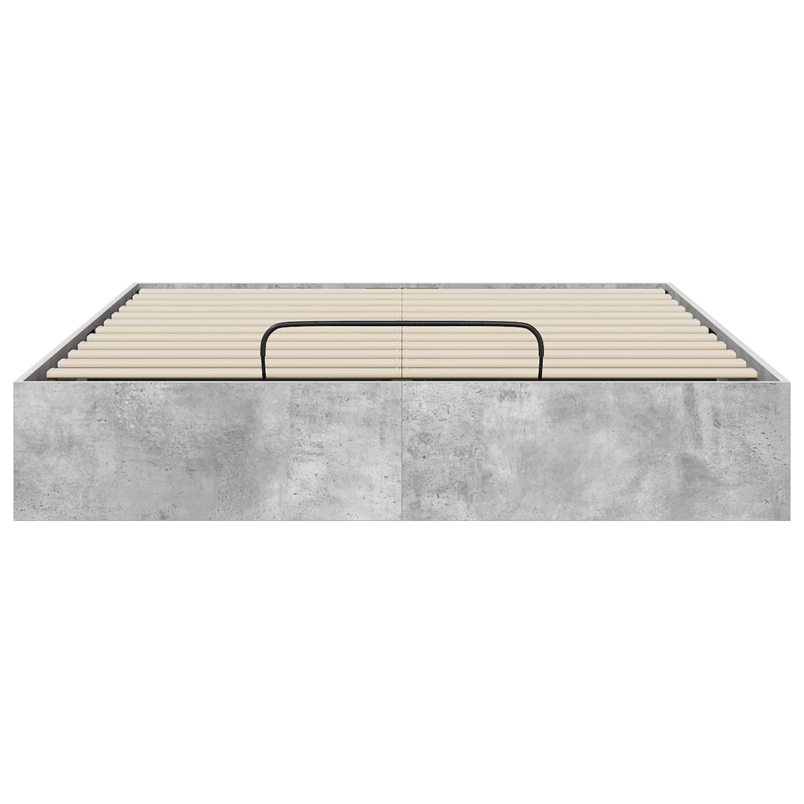 Otomanski krevet Betonsko Siva 120 x 200 cm Konstrukcijsko drvo