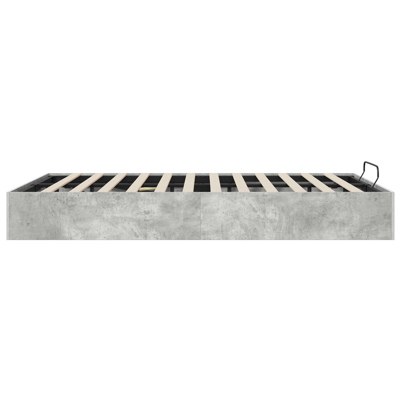 Otomanski krevet Betonsko Siva 120 x 200 cm Konstrukcijsko drvo