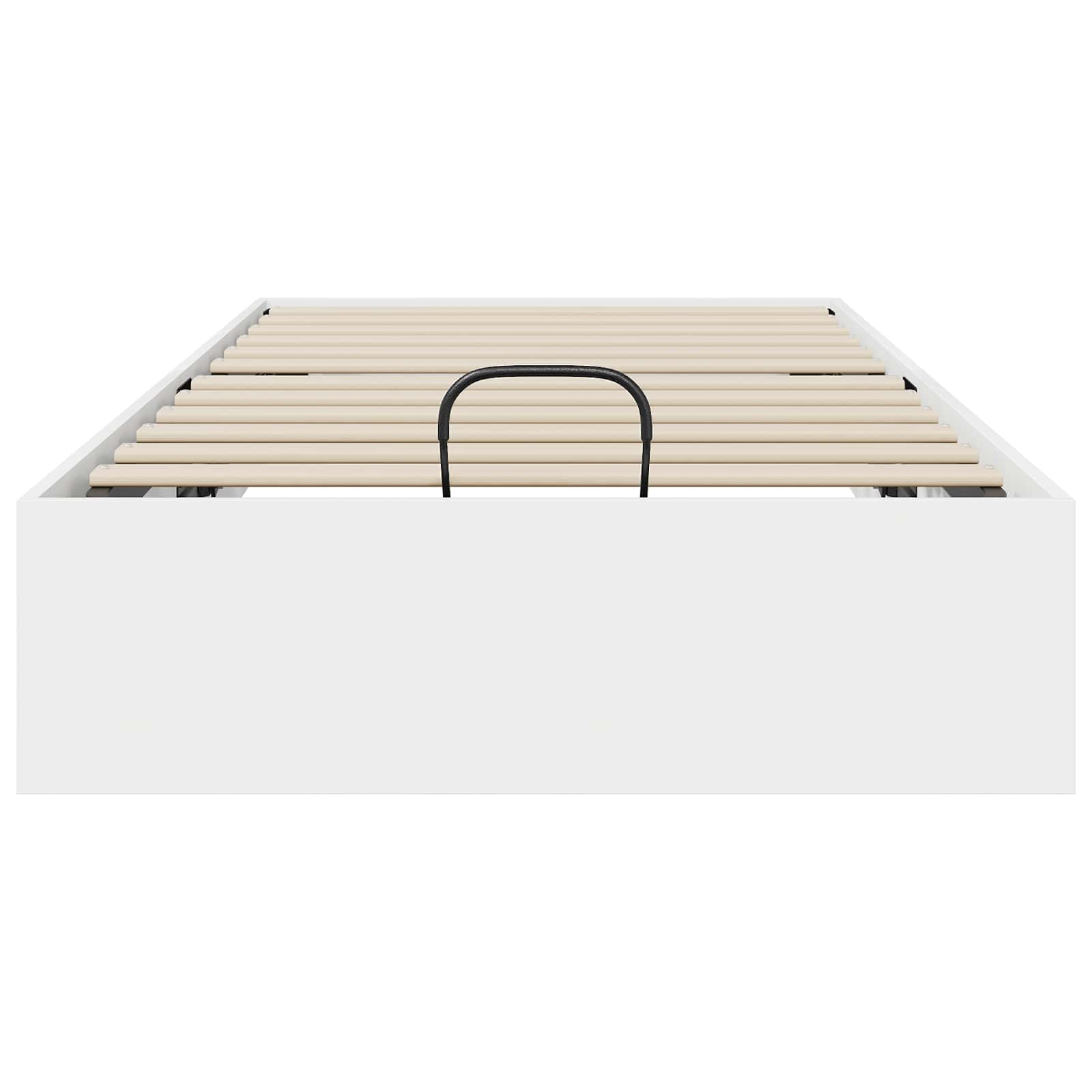 Otomanski krevet Bijeli 203 x 100 x 25 cm Konstrukcijsko drvo