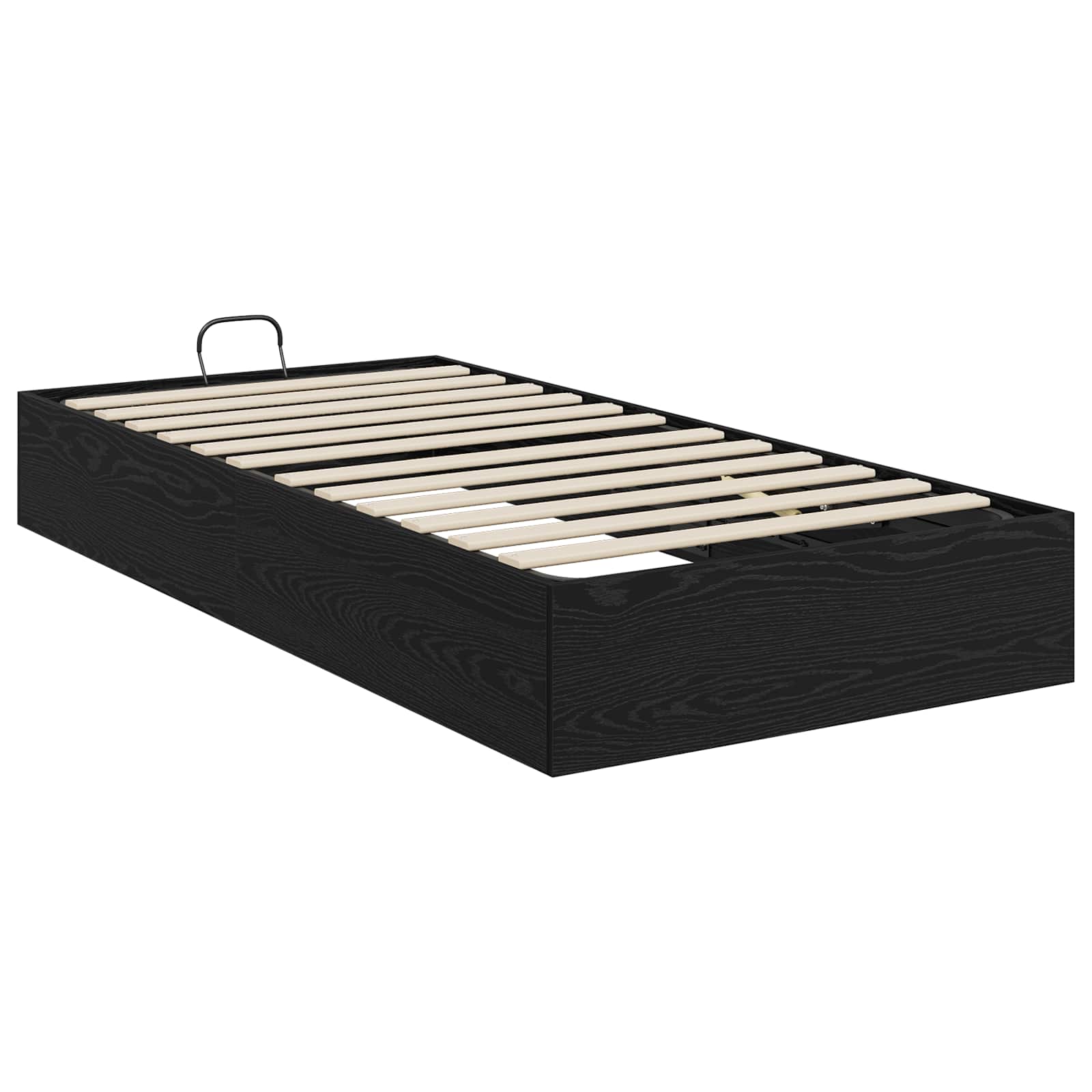 Otomanski krevet s pohranom Crni Hrast 203 x 100 x 25 cm