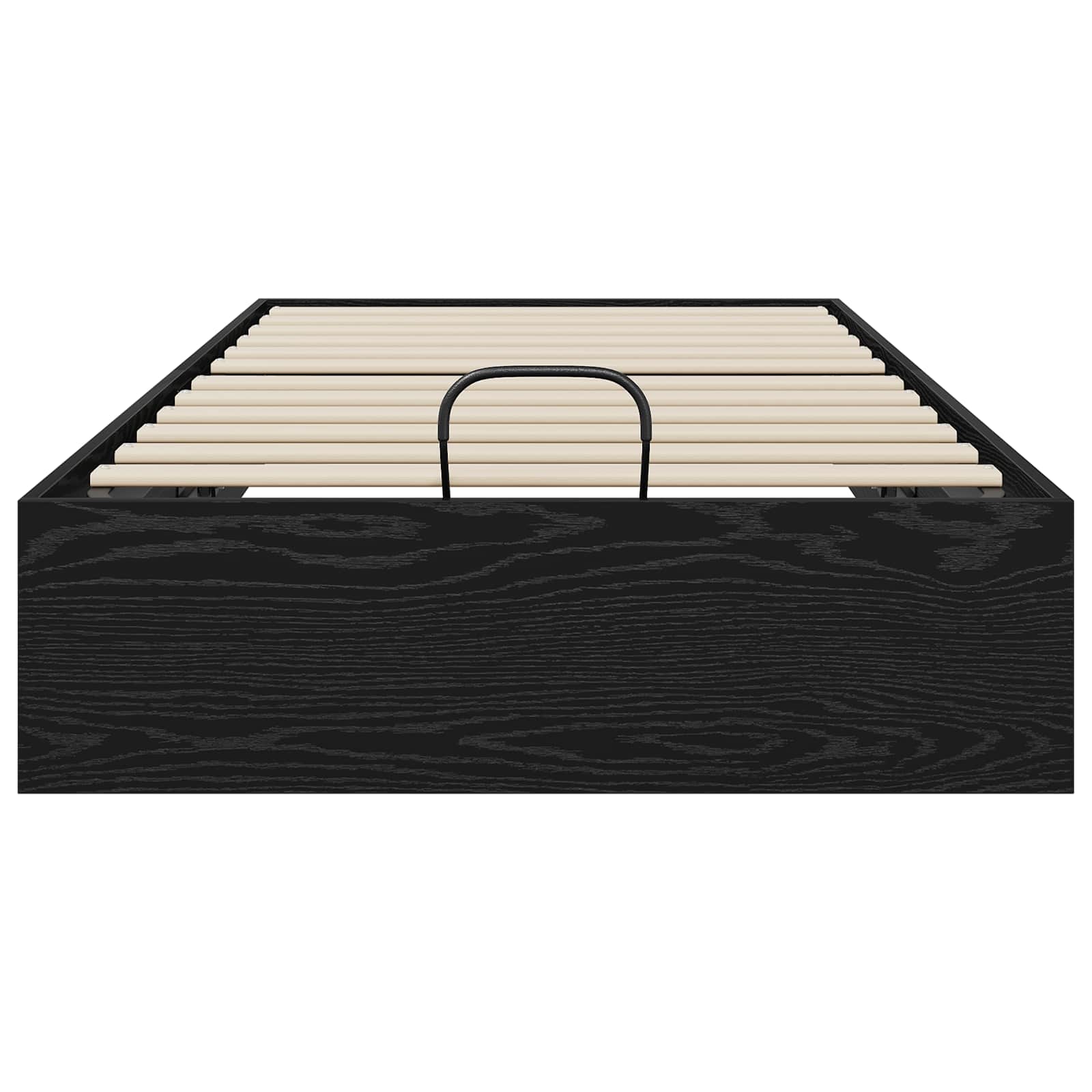 Otomanski krevet s pohranom Crni Hrast 203 x 100 x 25 cm