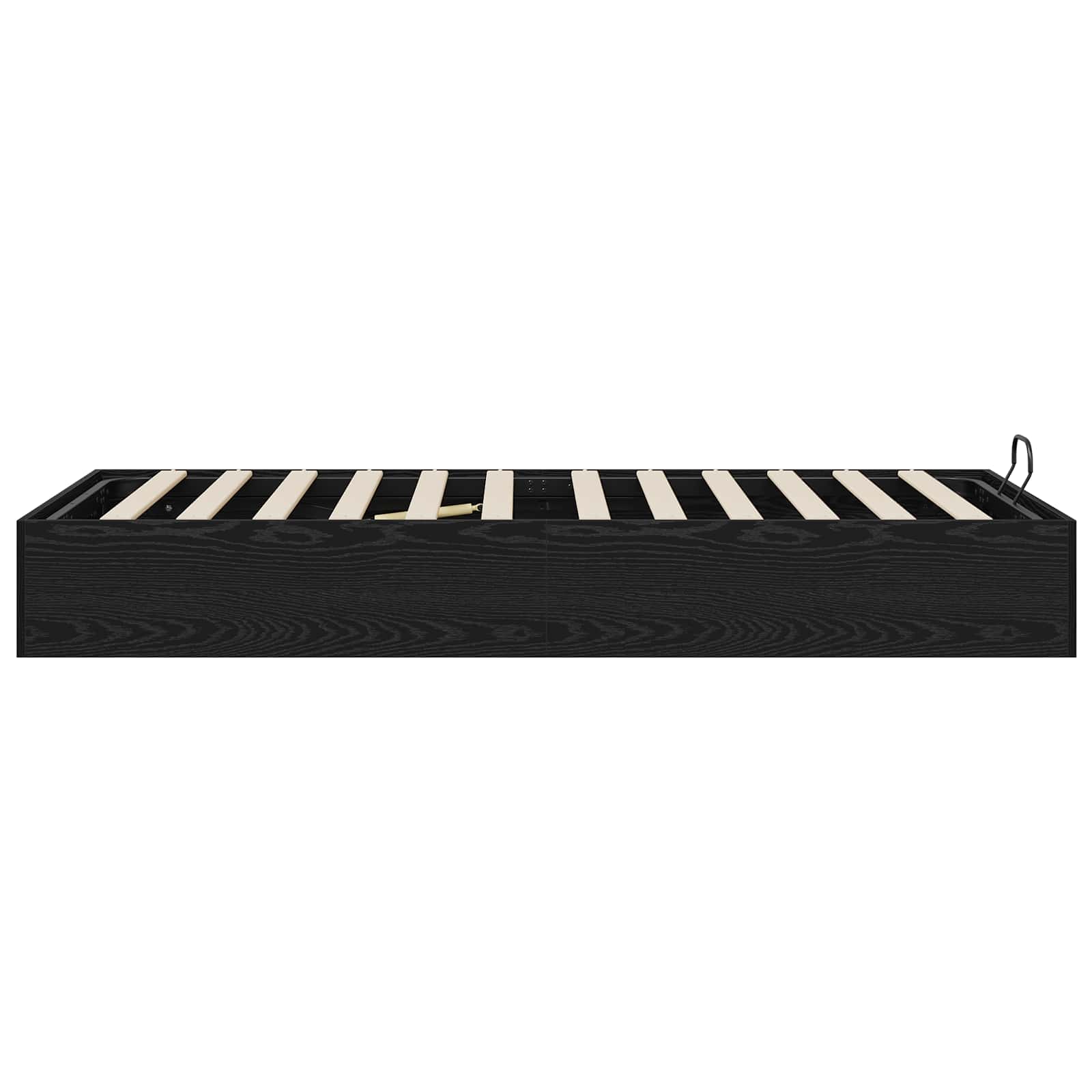 Otomanski krevet s pohranom Crni Hrast 203 x 100 x 25 cm