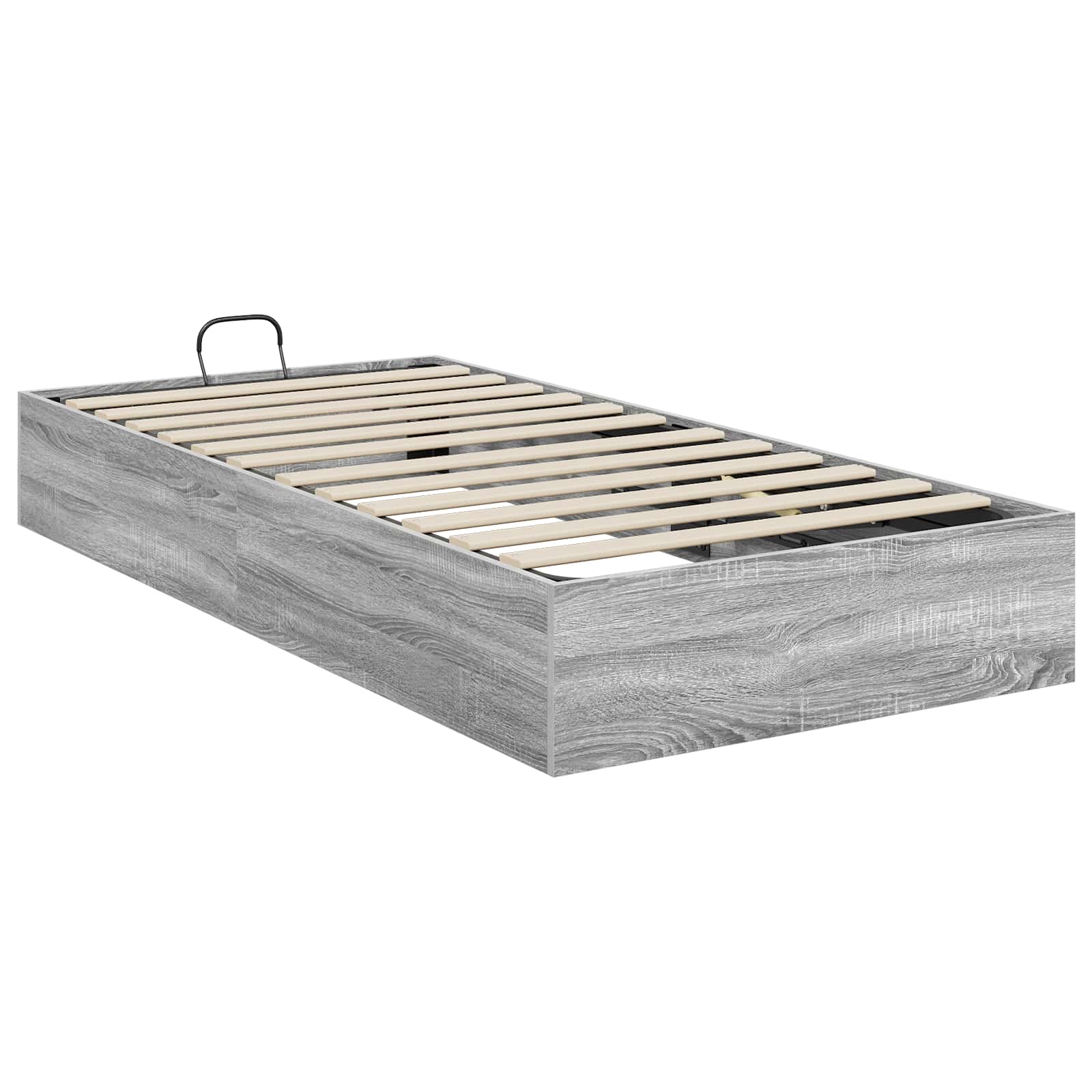 Otomanski krevet s pohranom Sivi Sonoma 203 x 100 x 25 cm
