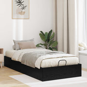 Otomanski krevet s pohranom Crni Hrast 193 x 90 x 25 cm