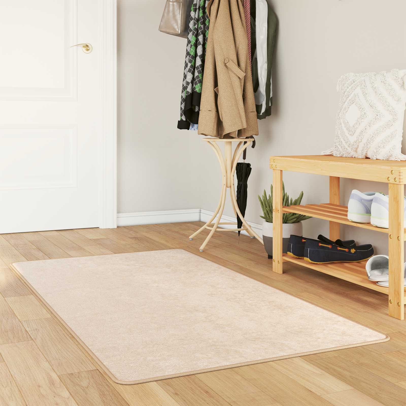 Traka za tepih MARSA Krema 100 x 150 cm Poliester i PVC