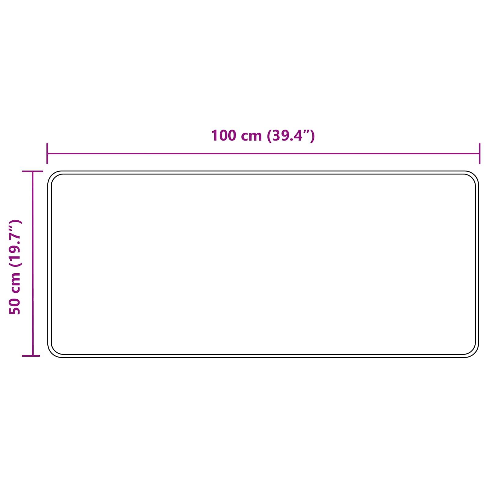 Traka za tepih MARSA Bež 50 x 100 cm Poliester i PVC